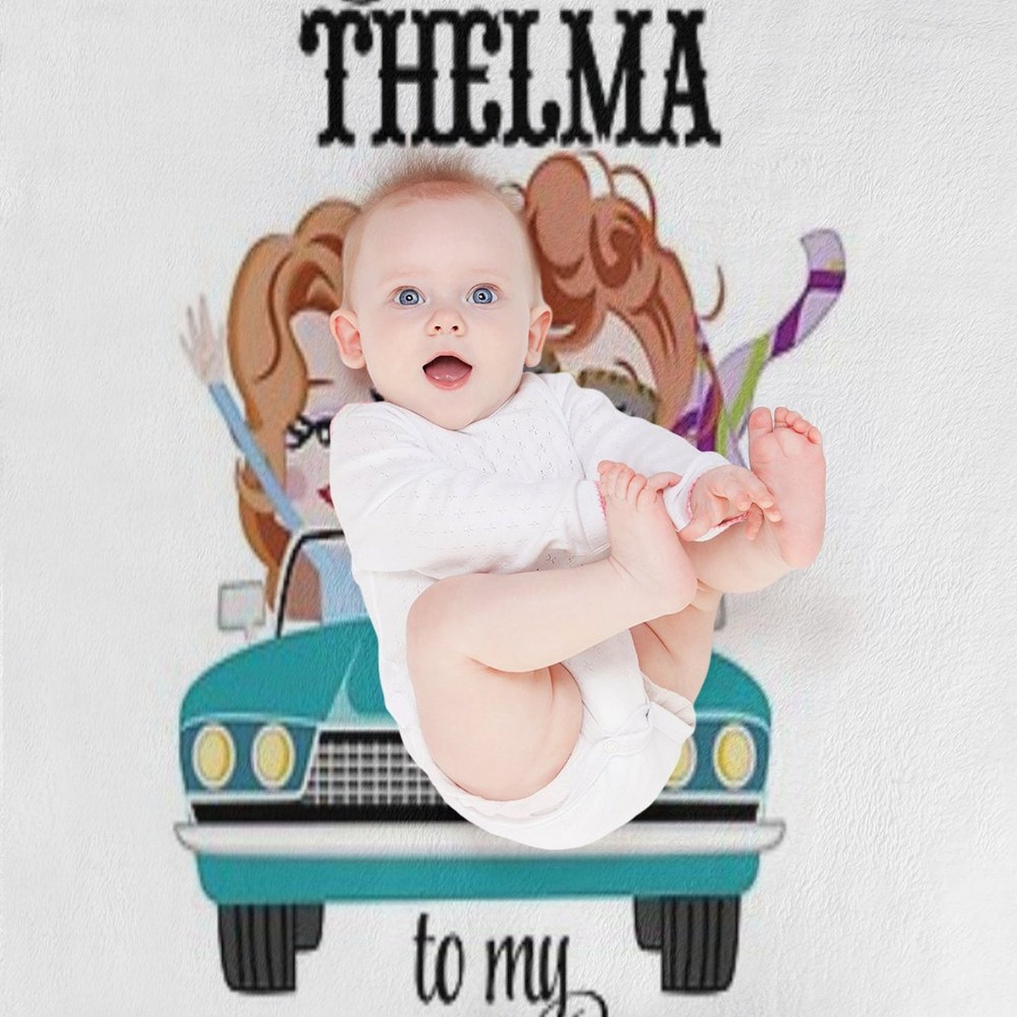 Thelma & Louise Best Friends Gift Shrink-resistant Throw Blanket