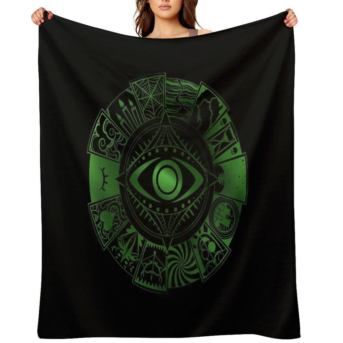15 Fears Wheel Compact Throw Blanket