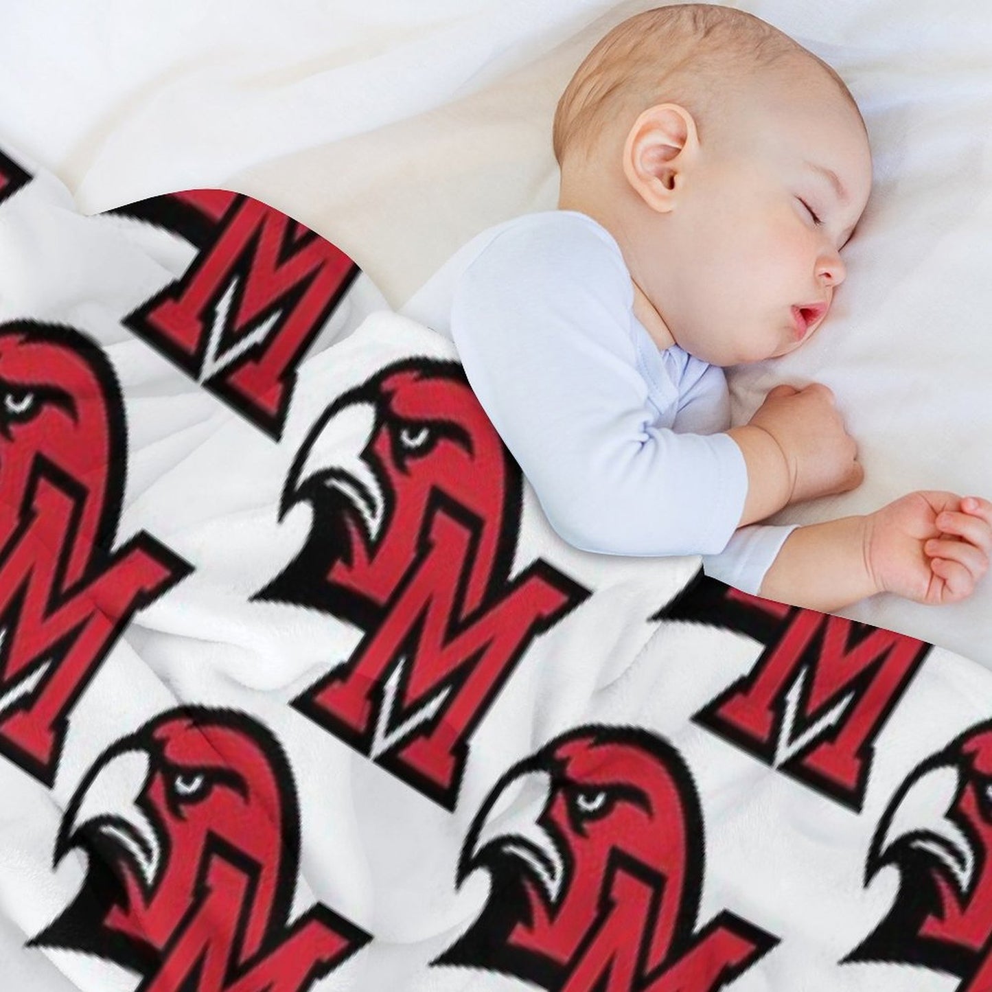 Miami University Oxford Oh Durable Throw Blanket