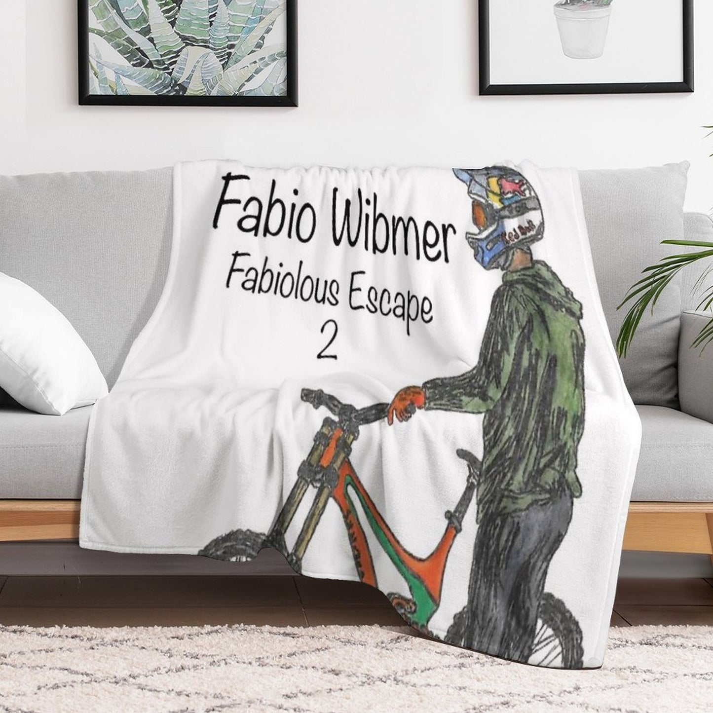 Fabio Wibmer Fabiolous Escape 2 Anti-pilling Throw Blanket