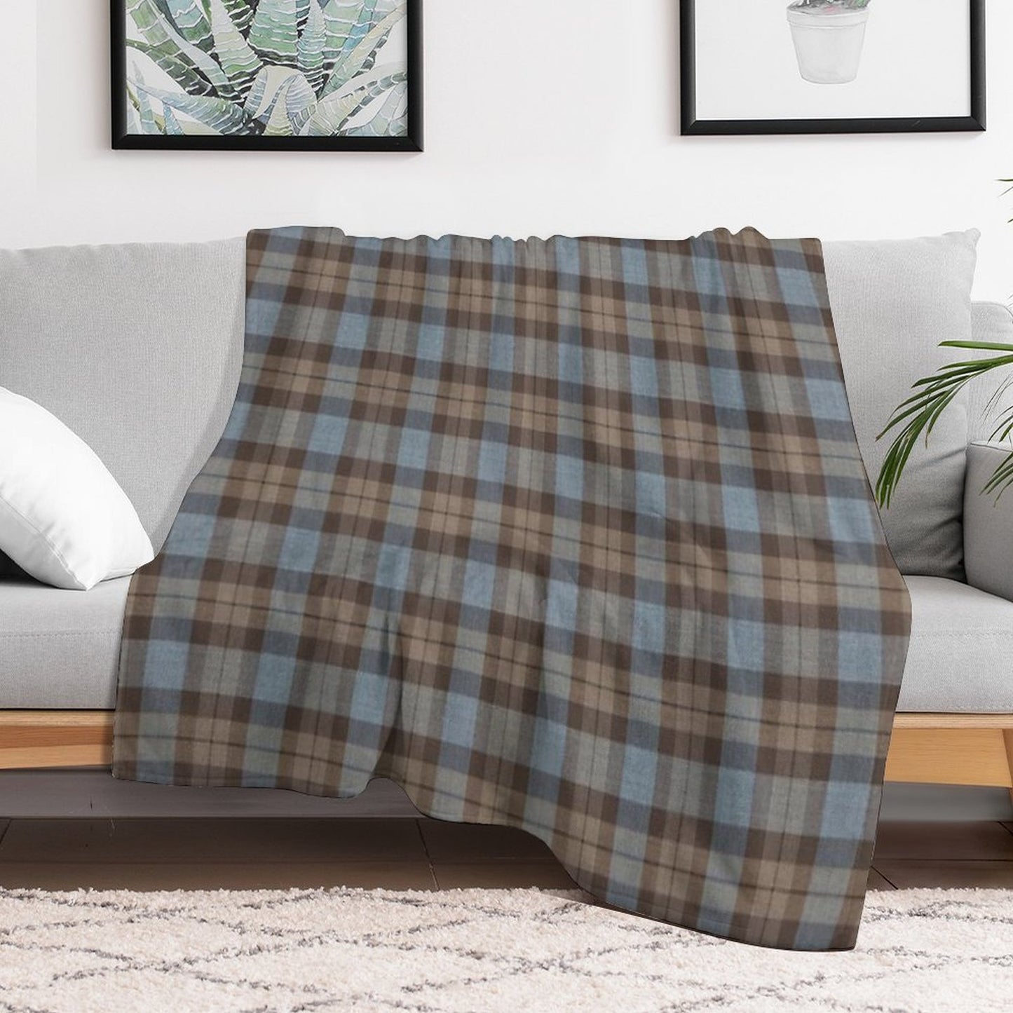 Tartan Plush Throw Blanket