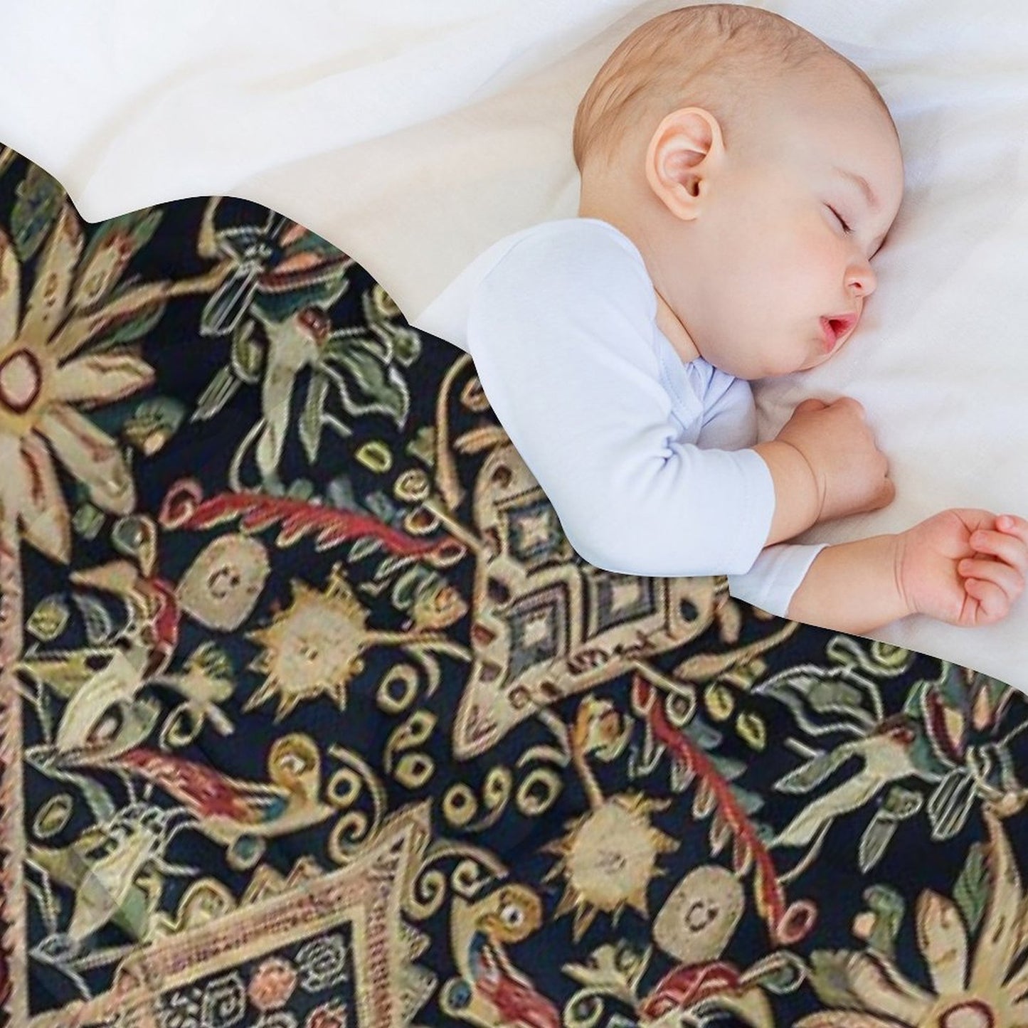 Weird Pattern Travel-friendly Throw Blanket