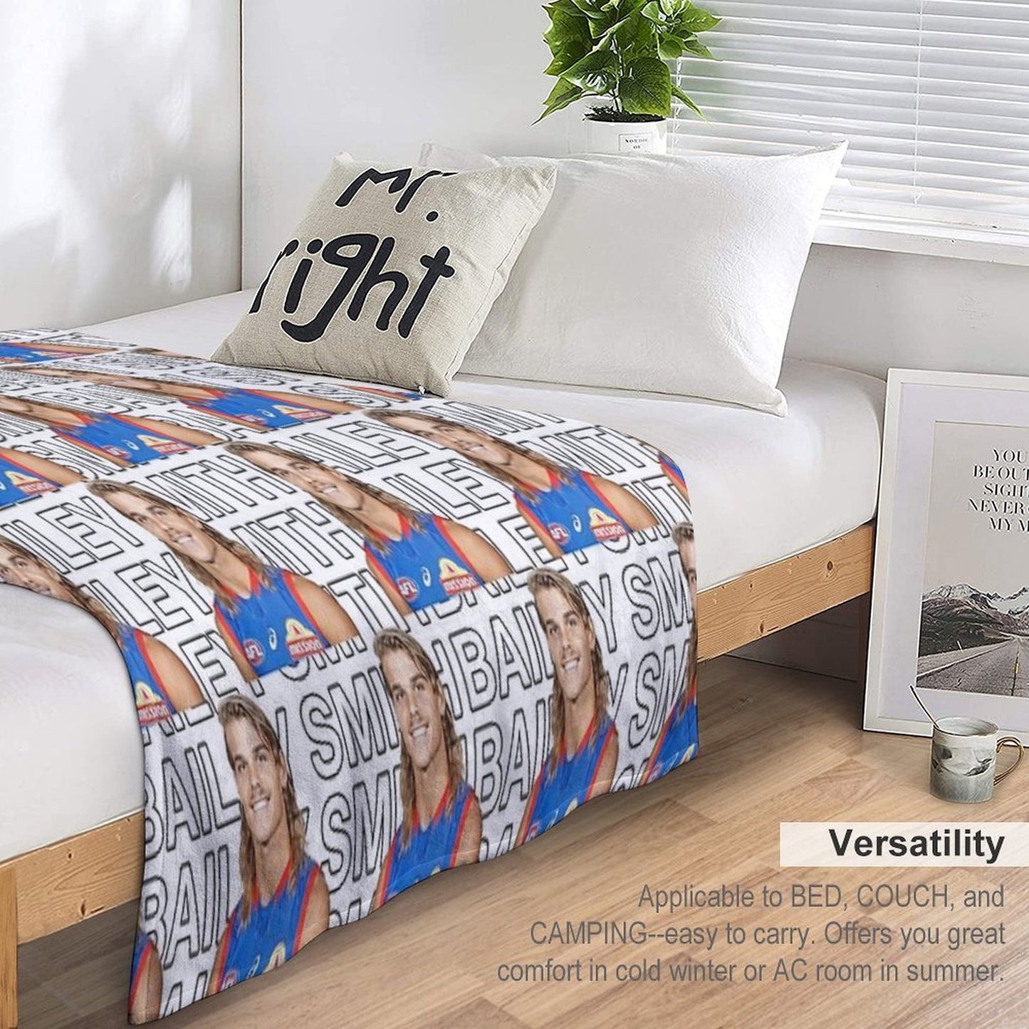 Bailey Smith Easy Care Throw Blanket