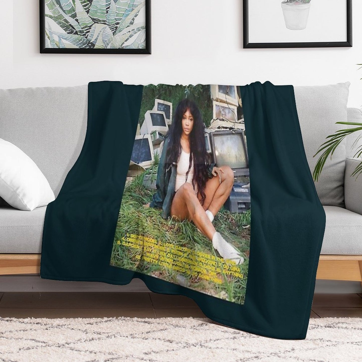 SZA And TV All-season Throw Blanket