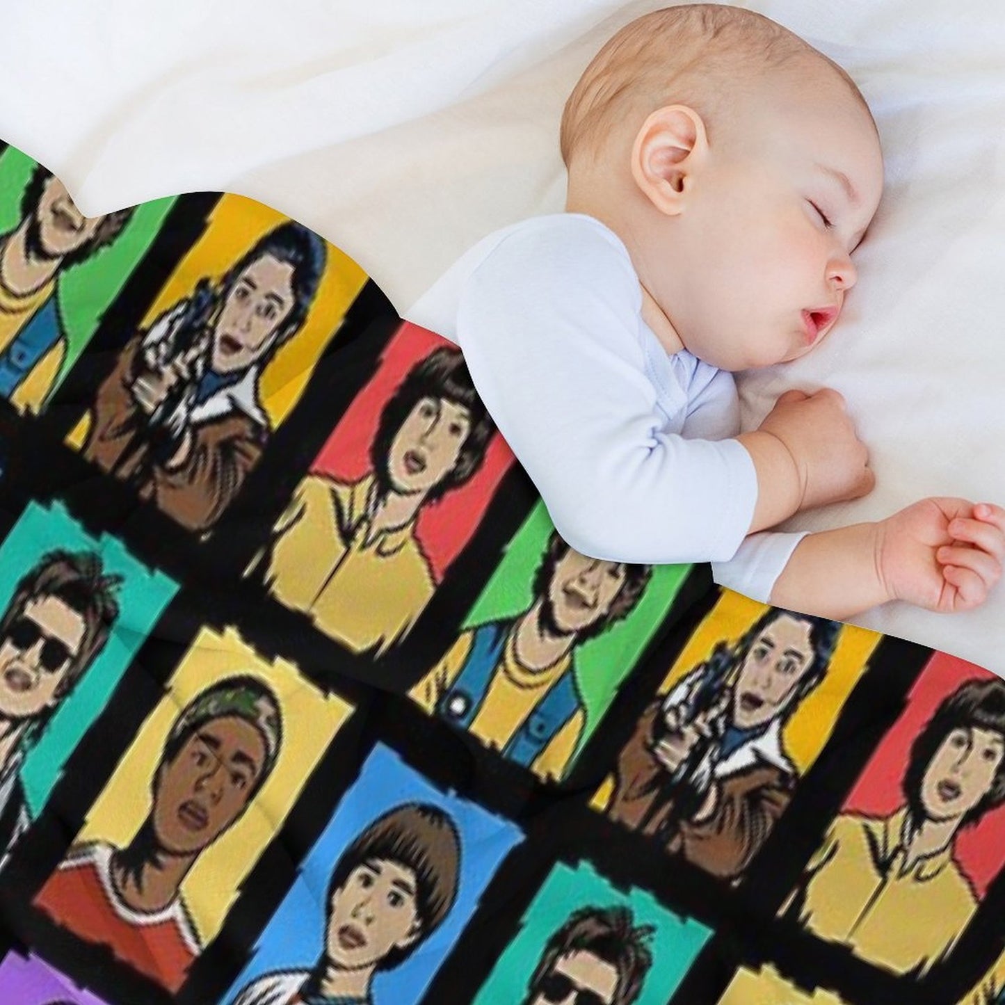Stranger Things Art Comfort Throw Blanket