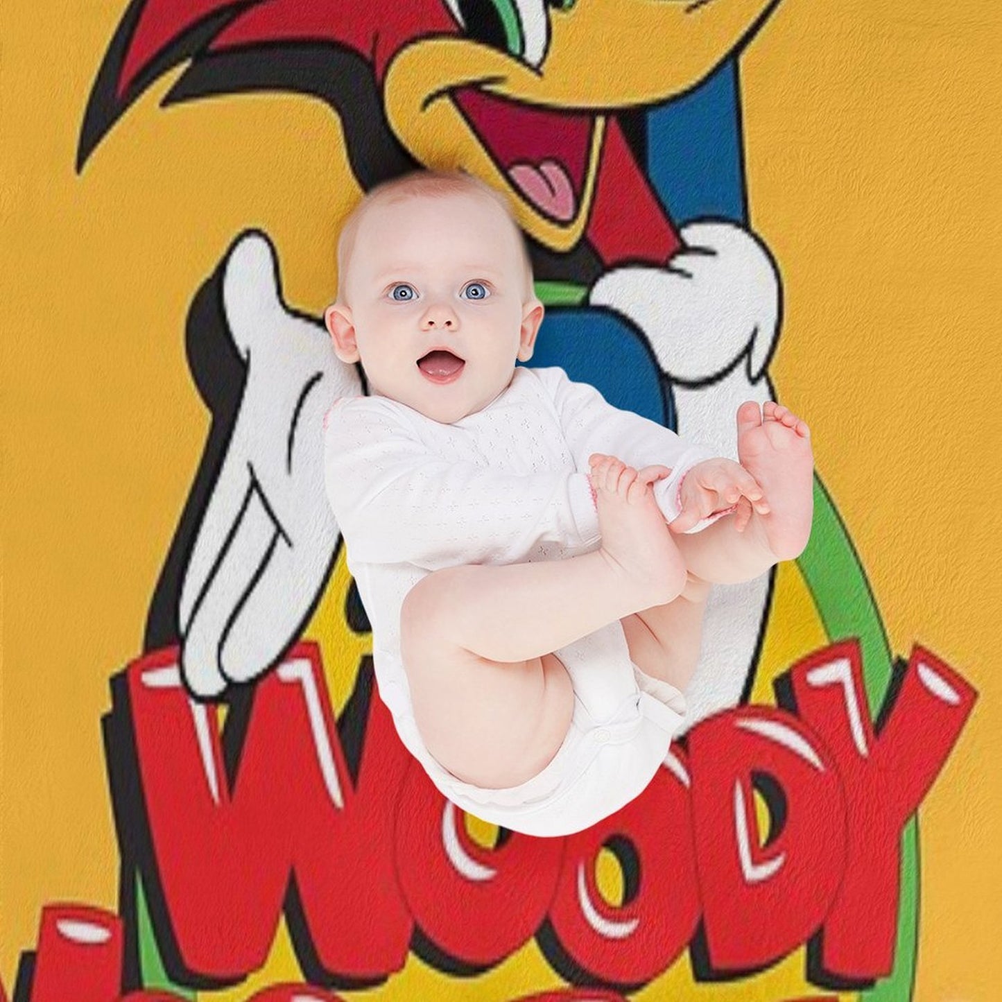 Woody Woodpecker Machine-washable Throw Blanket