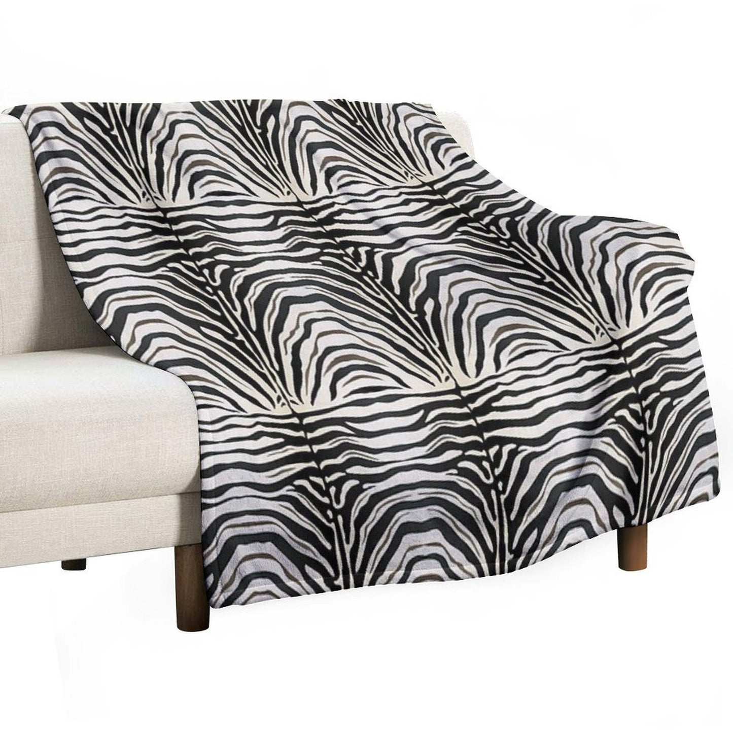 Zebra Print All-season Throw Blanket