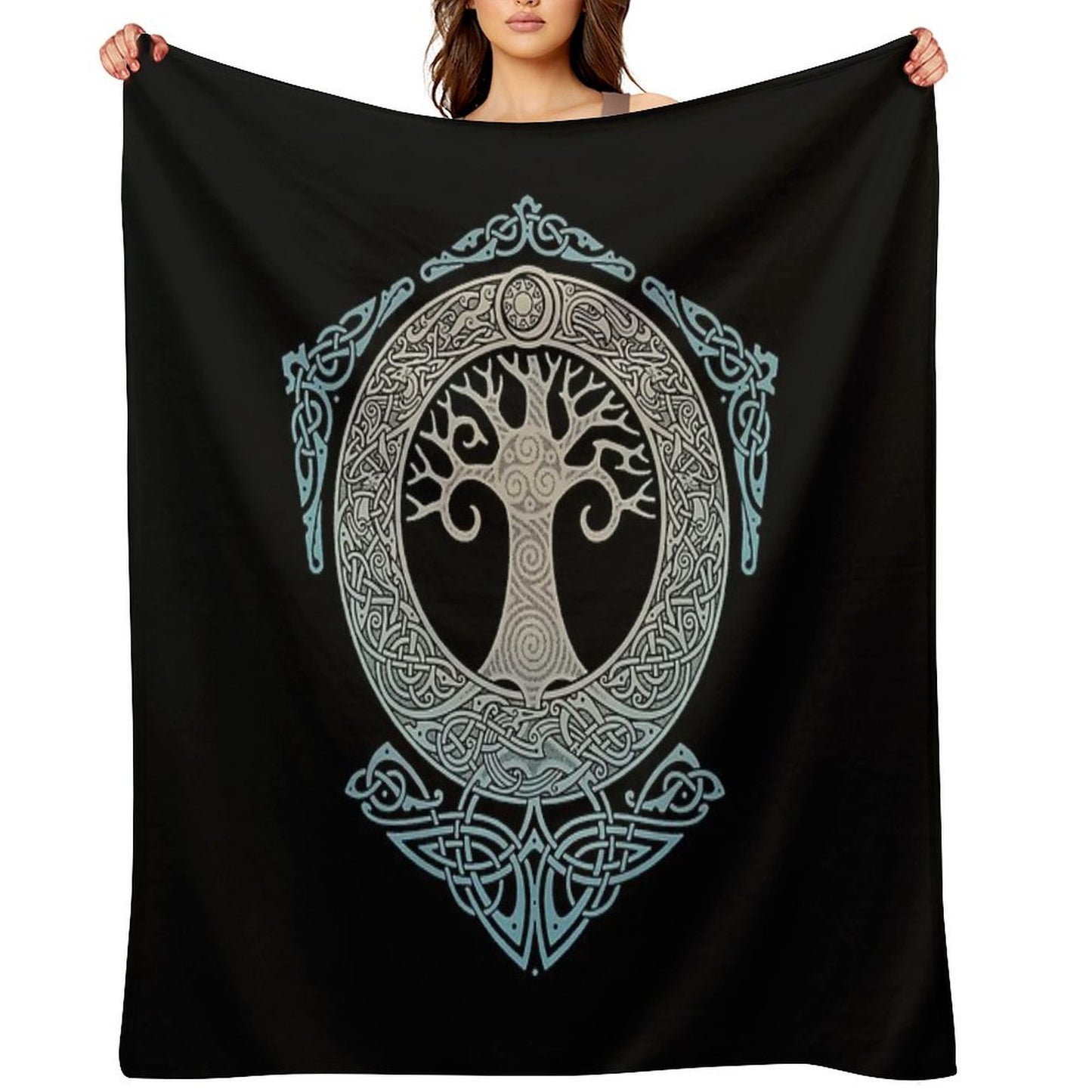 YGGDRASIL.TREE OF LIFE. Durable Throw Blanket