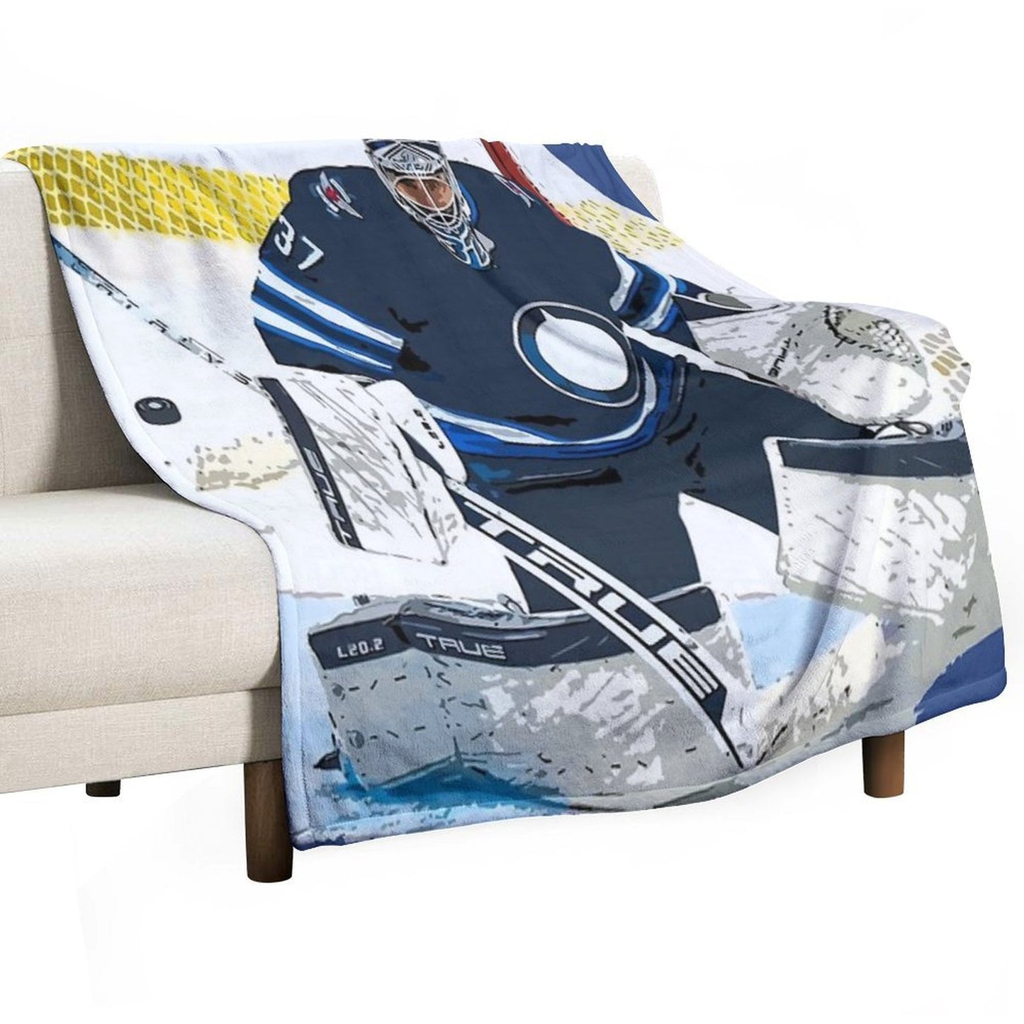 Connor Hellebuyck Versatility Throw Blanket