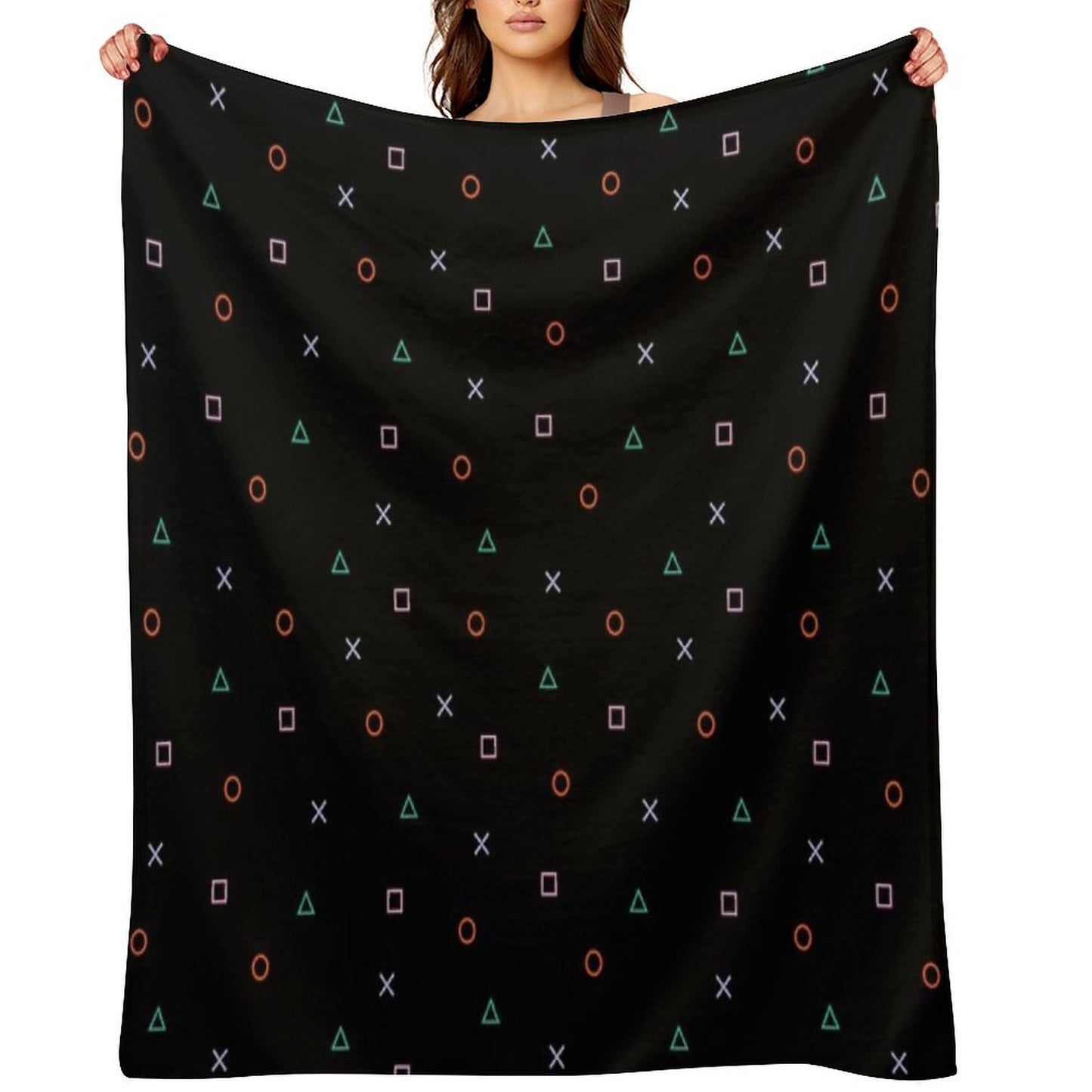 Playstation Buttons Quick-dry Throw Blanket