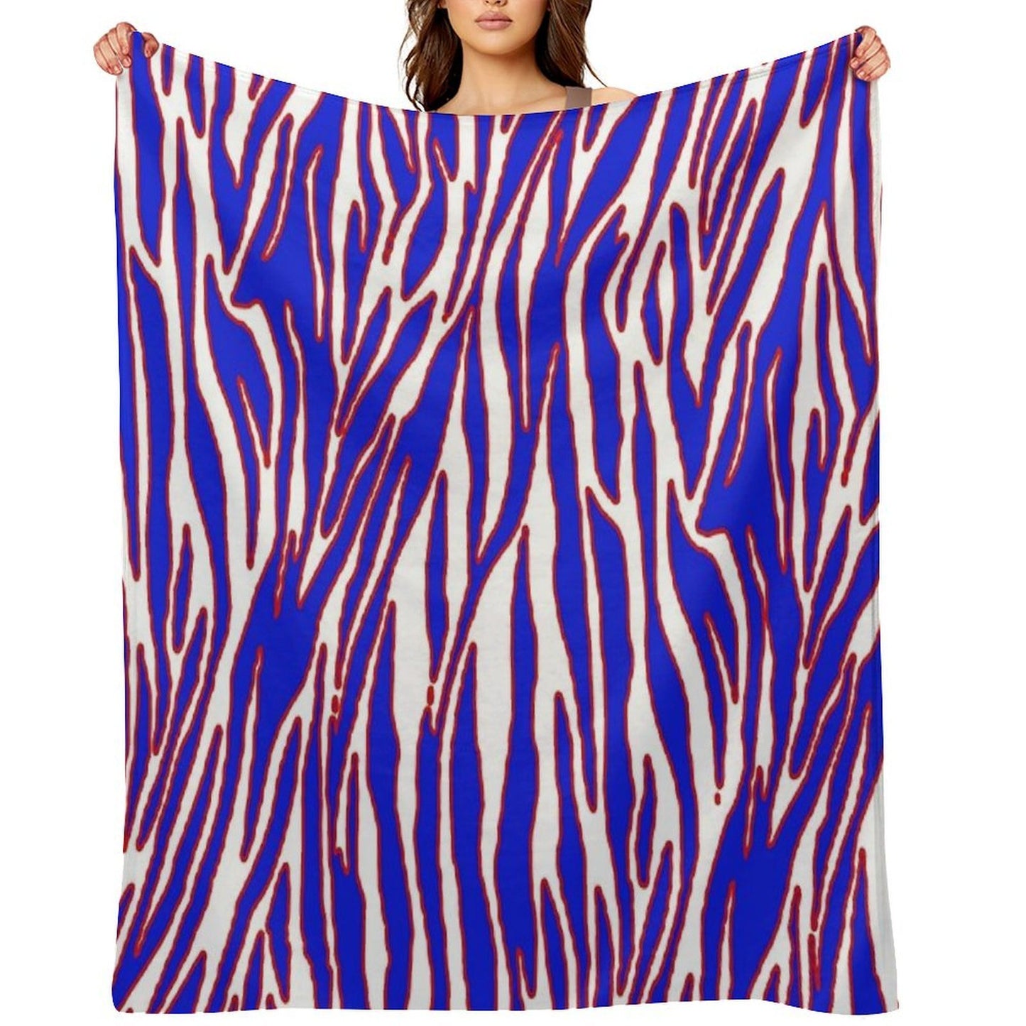 Zuba Print Pattern All-season Throw Blanket