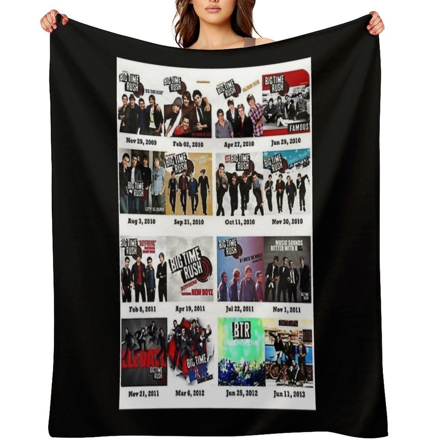 Band Famous Pictures Logo Poster Shrink-resistant Throw Blanket