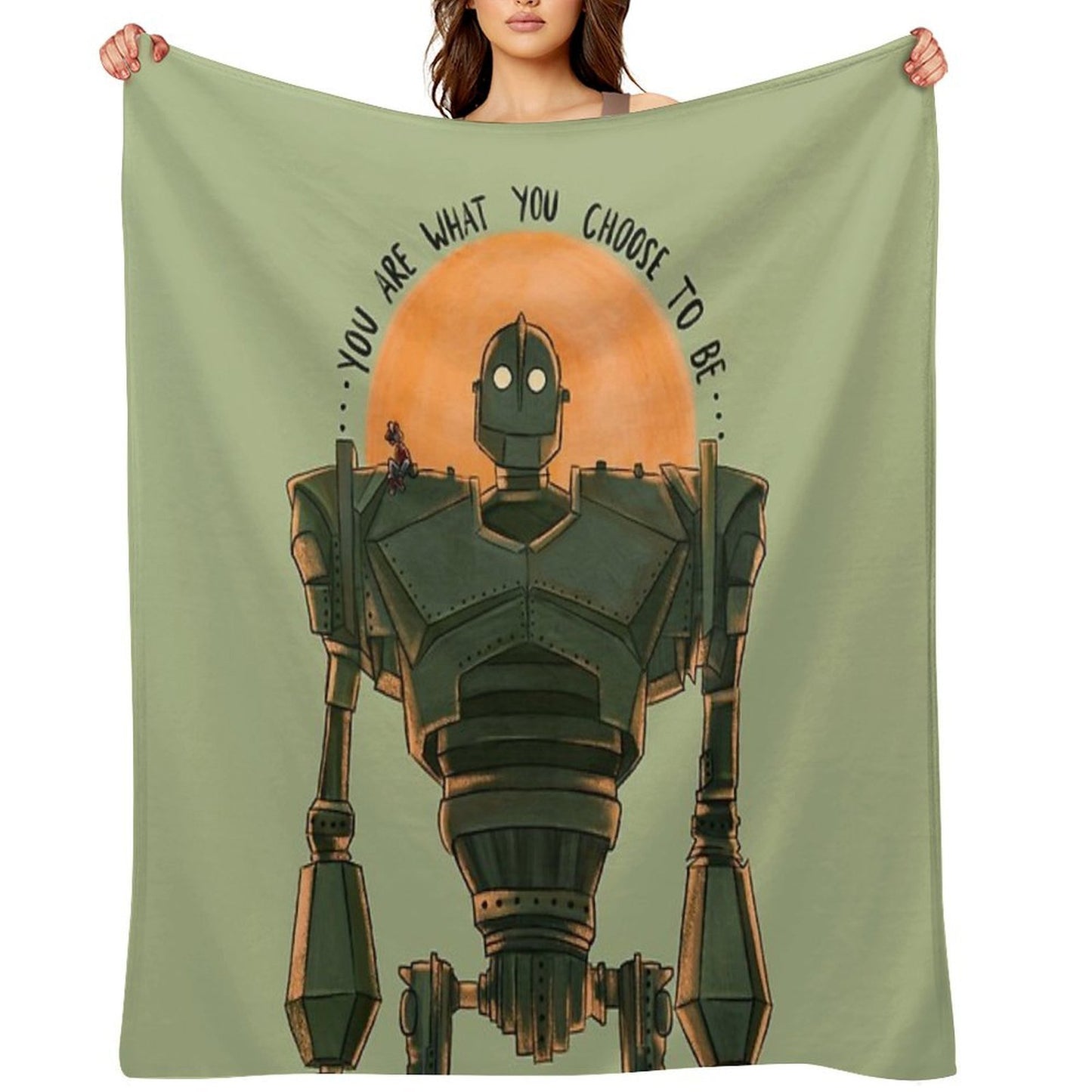 You Are What You Choose To Be Machine-washable Throw Blanket