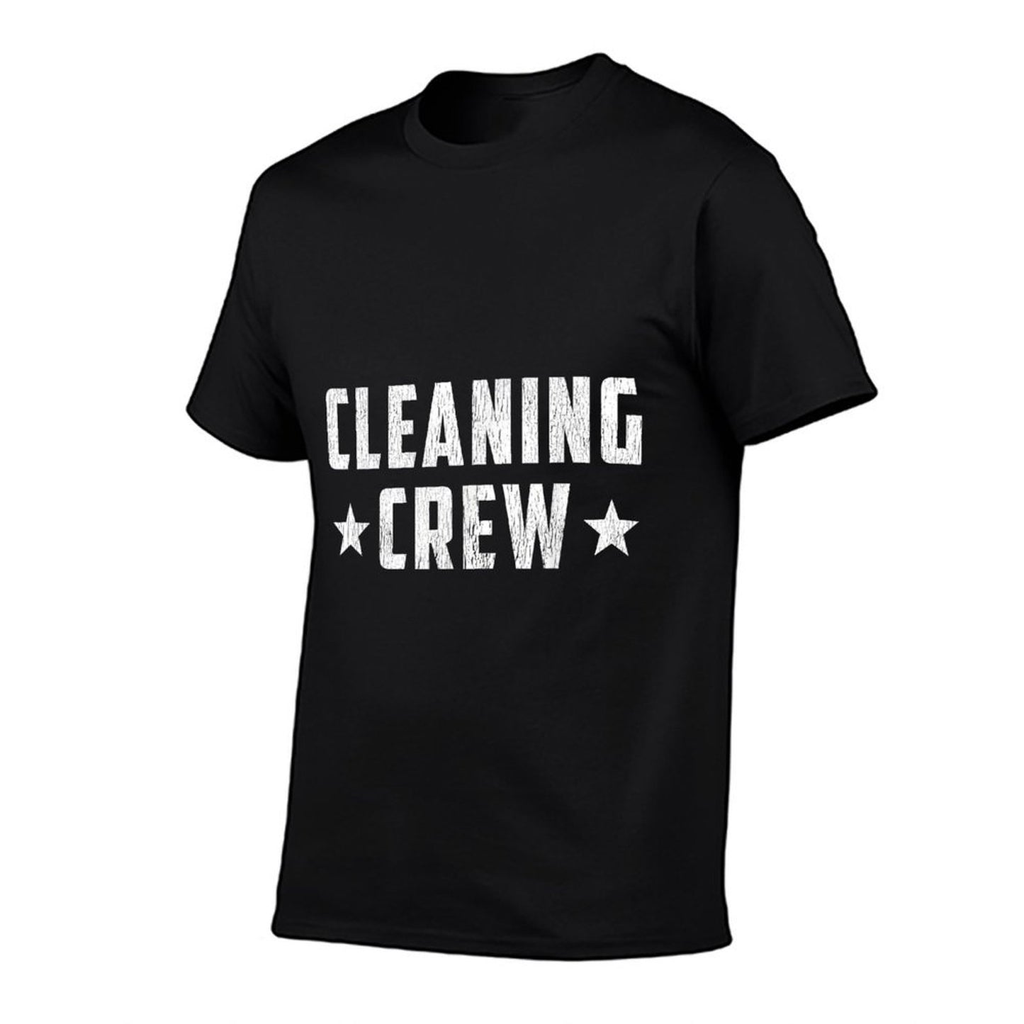 Cleaning Crew 2021 Custodian Spring Cleaning Clean Up Chores Summer-ready Fabric T-Shirt