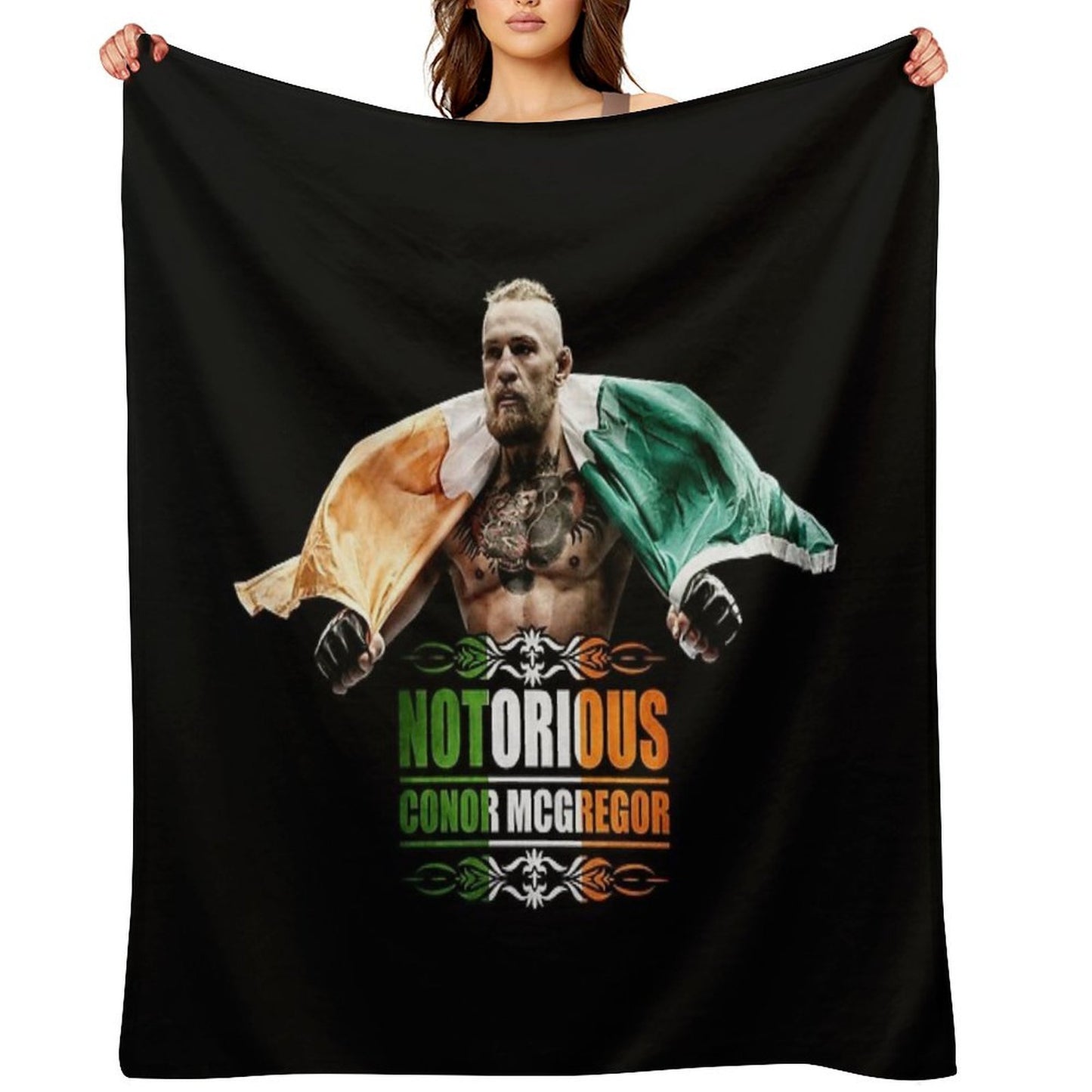 Conor Mcgregor Versatility Throw Blanket