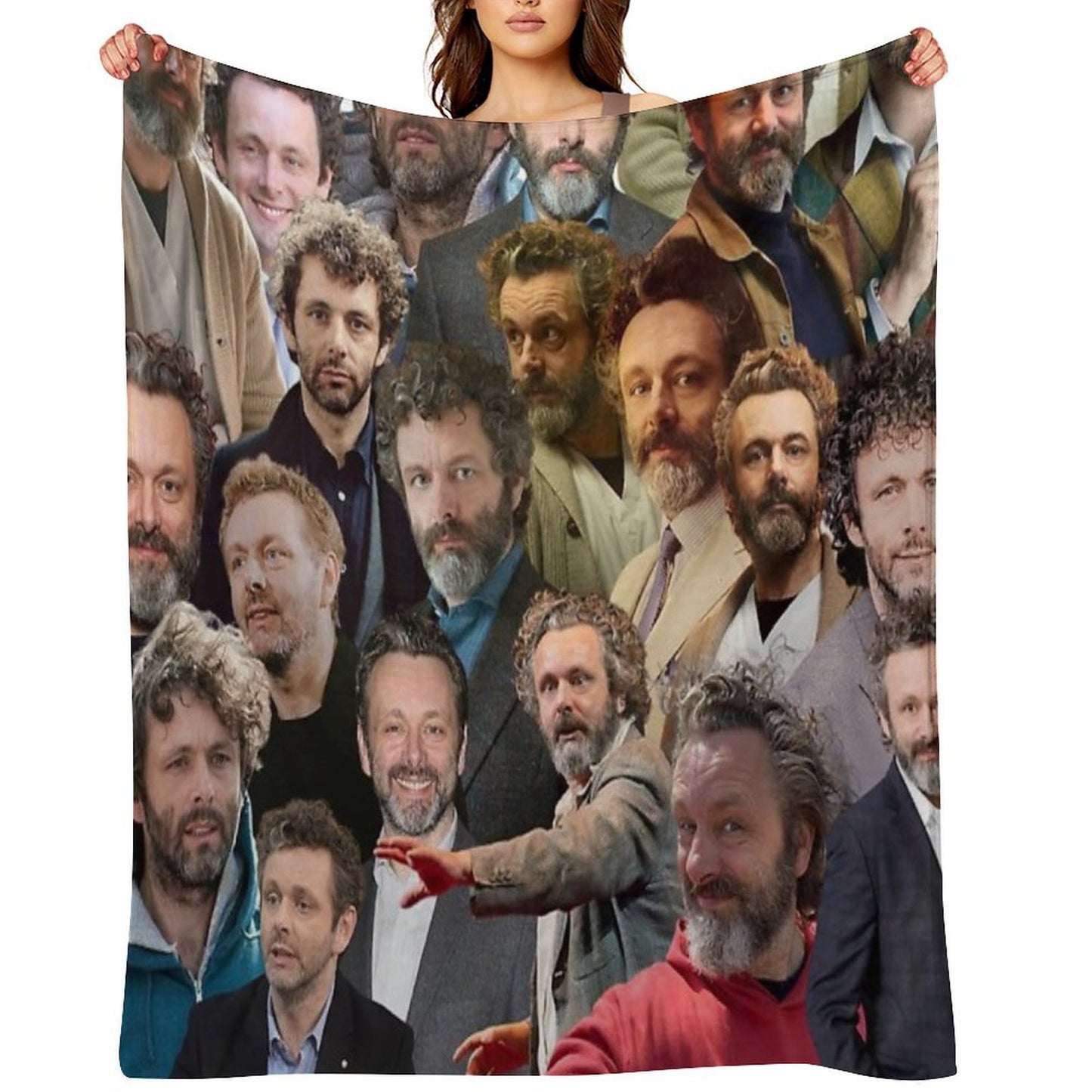 Michael Sheen Photo Collage Versatility Throw Blanket