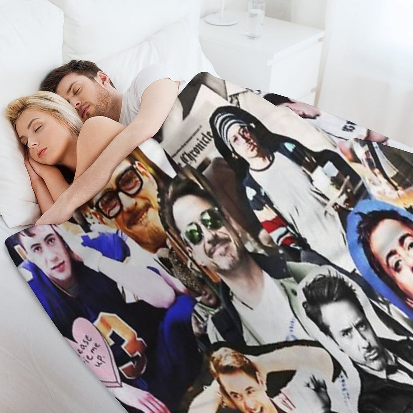 Robert Downey Jr. Collage Compact Throw Blanket