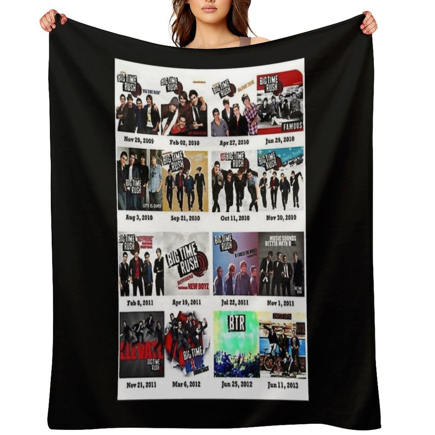 Band Famous Pictures Logo Poster Shrink-resistant Throw Blanket