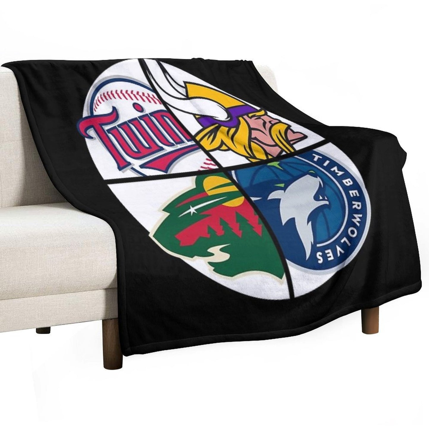 Minnesota Sports Shrink-resistant Throw Blanket
