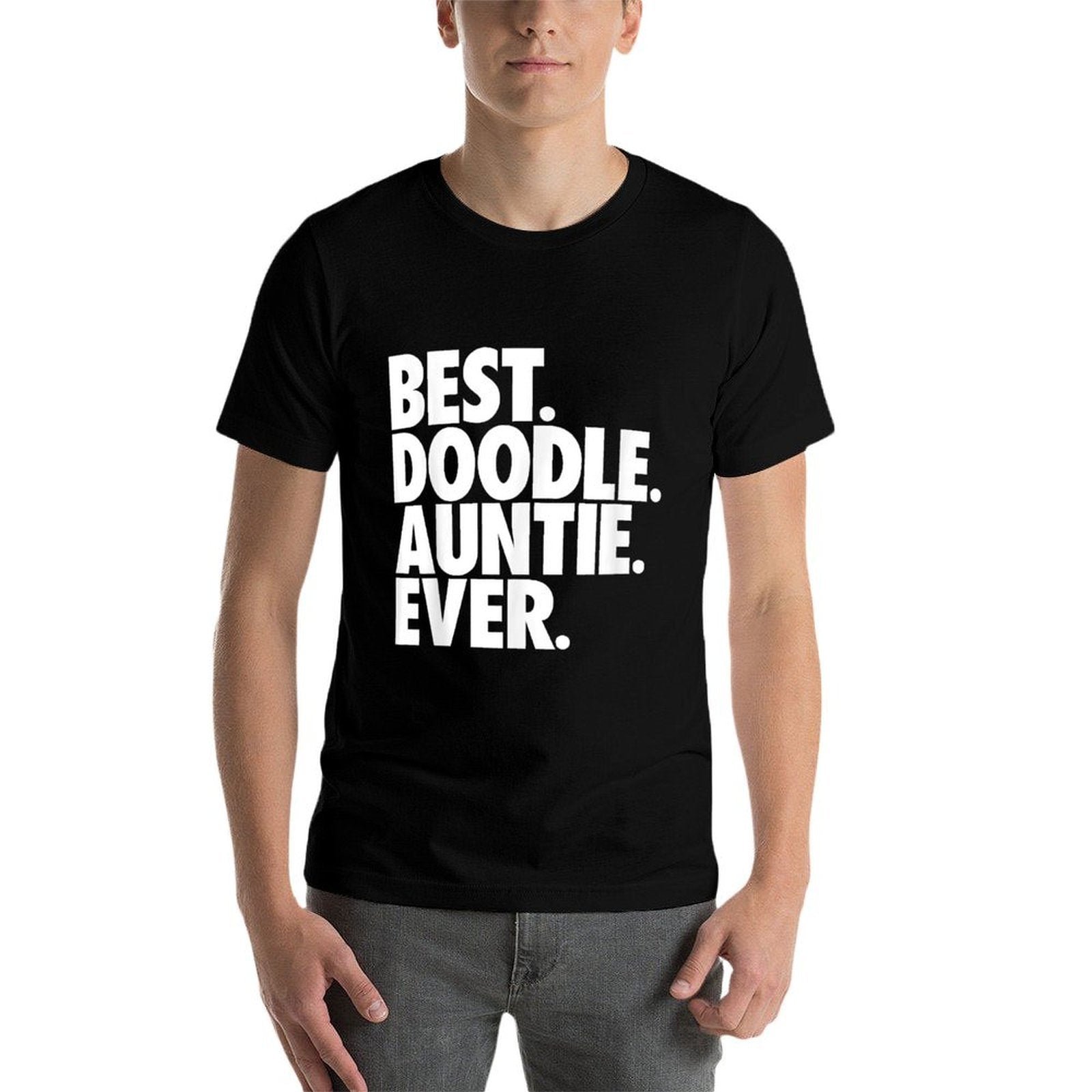 Best Doodle Auntie Ever - Goldendoodle Dog Gift Men Women Kids  High-quality Stitching T-Shirt