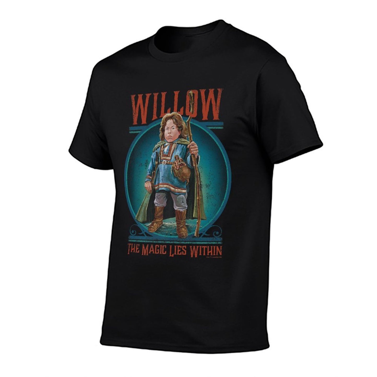 Lucasfilm Willow Movie Unlikely Hero The Magic Lies Within Premium Oversized Silhouette T-Shirt