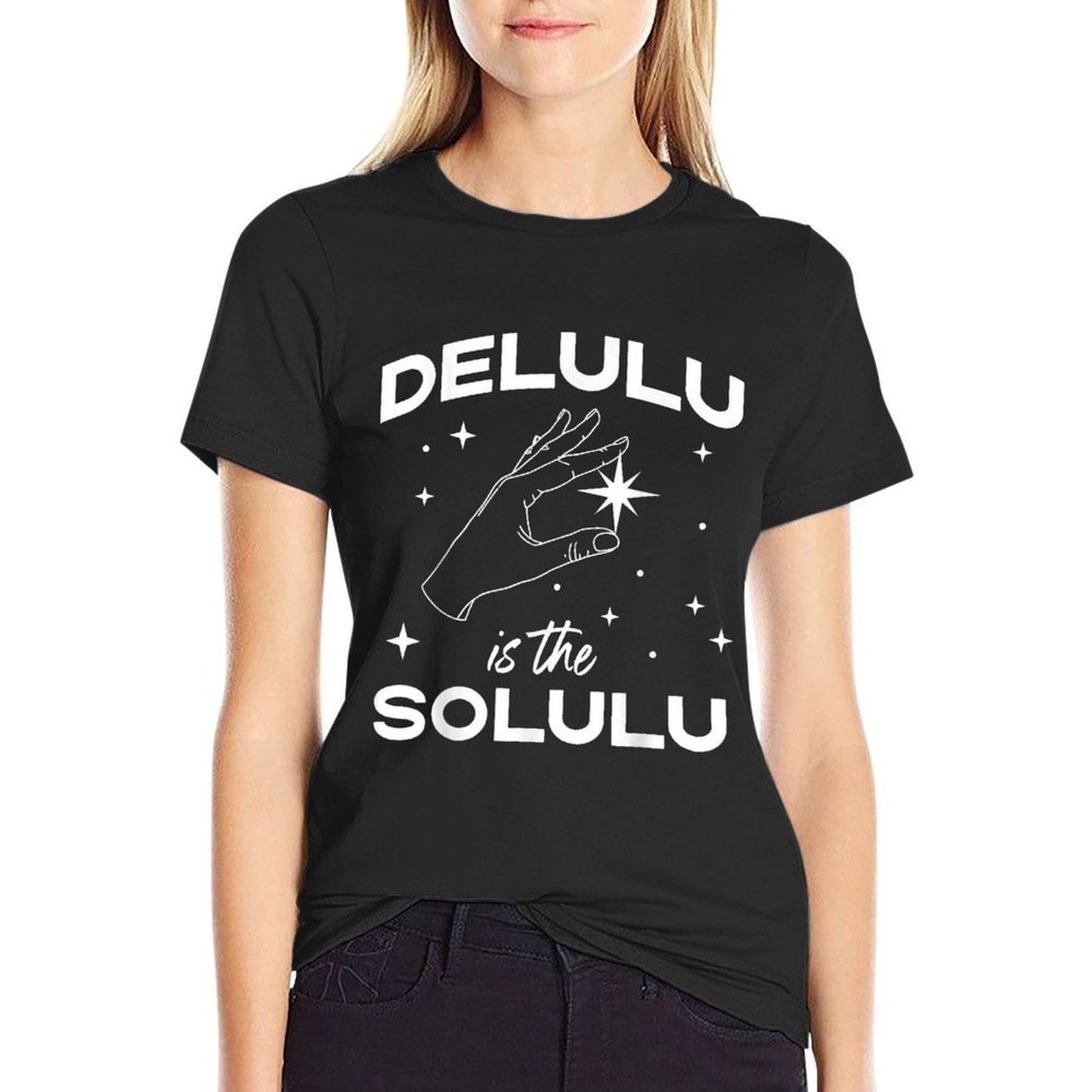 Delulu Is The Solulu - Funny Social Media Meme Soft T-Shirt