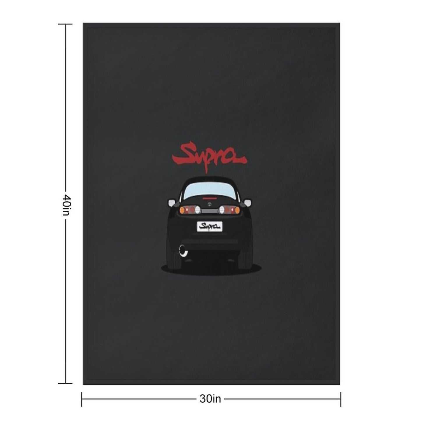 Supra Design Wrinkle-free Throw Blanket
