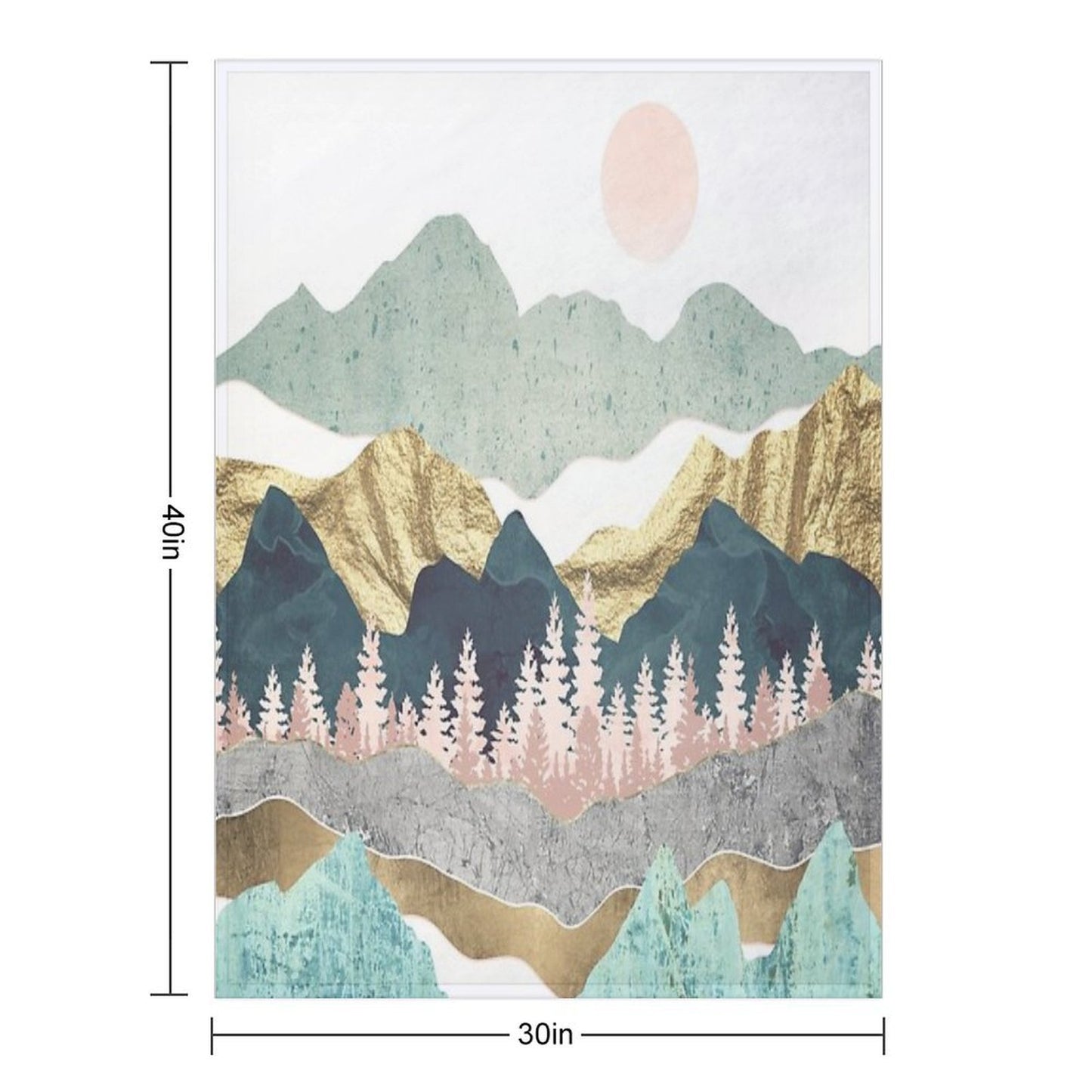 Summer Vista Eco-conscious Throw Blanket