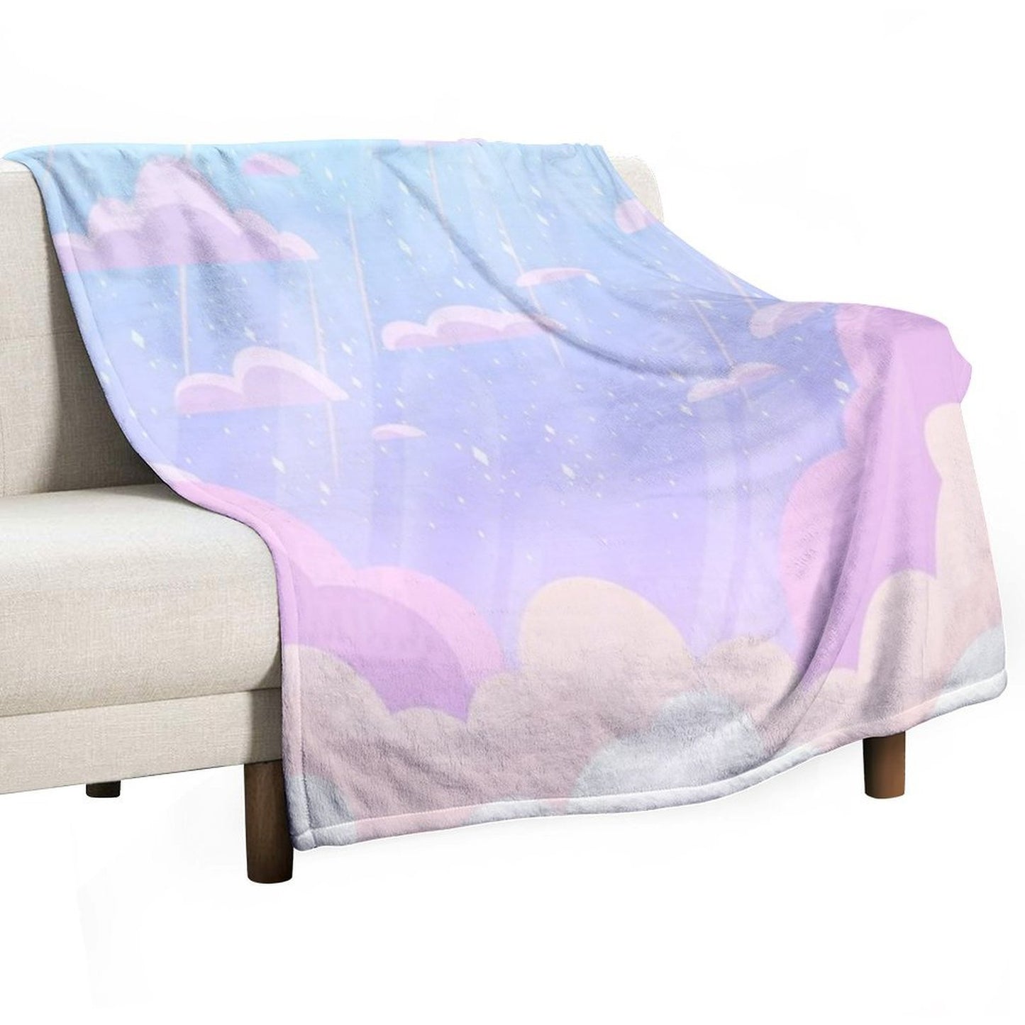 Pastel Heaven Eco-conscious Throw Blanket