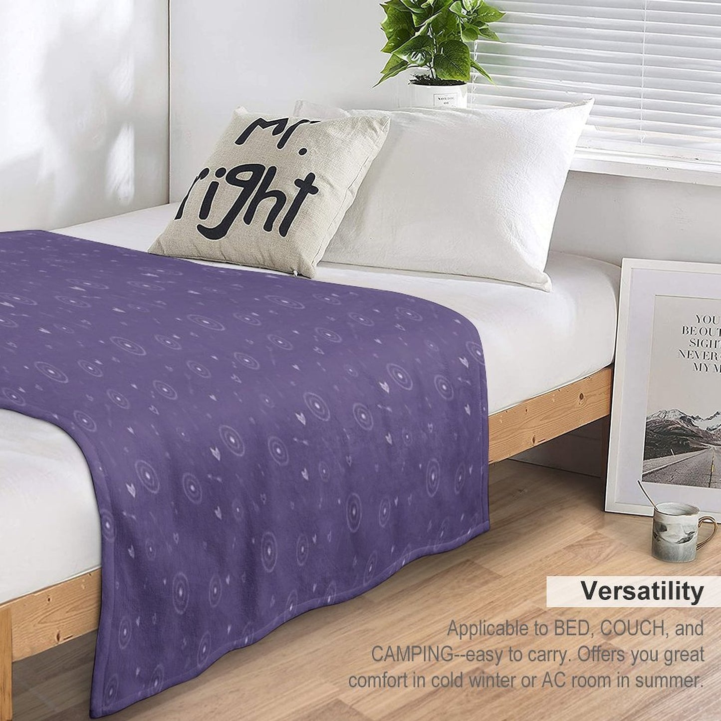 Kate Bishop Hawkeye Print Anti-pilling Throw Blanket