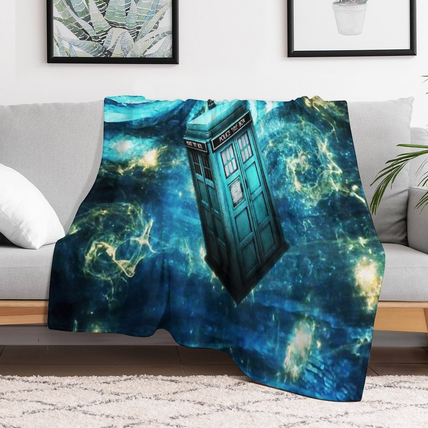 The Starry Night Sustainable Throw Blanket