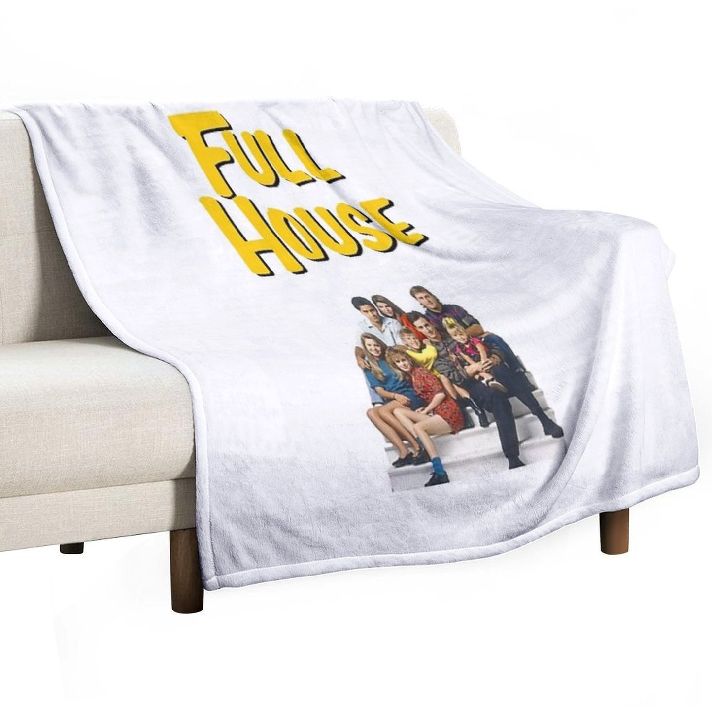 Full House (Sticker 2 Pack) Durable Throw Blanket