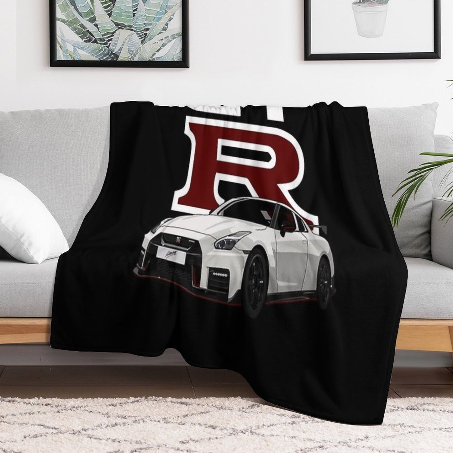 Nissan Skyline GTR Eco-conscious Throw Blanket