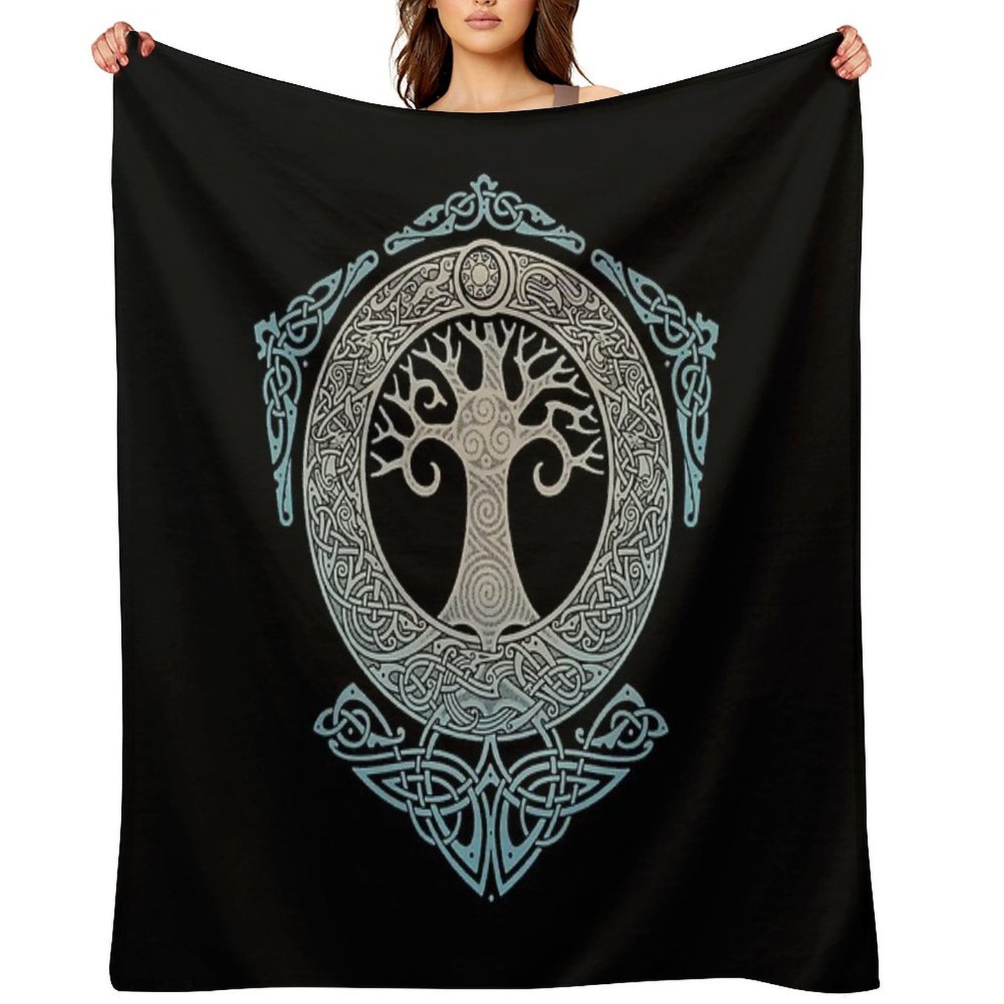 YGGDRASIL.TREE OF LIFE. Durable Throw Blanket