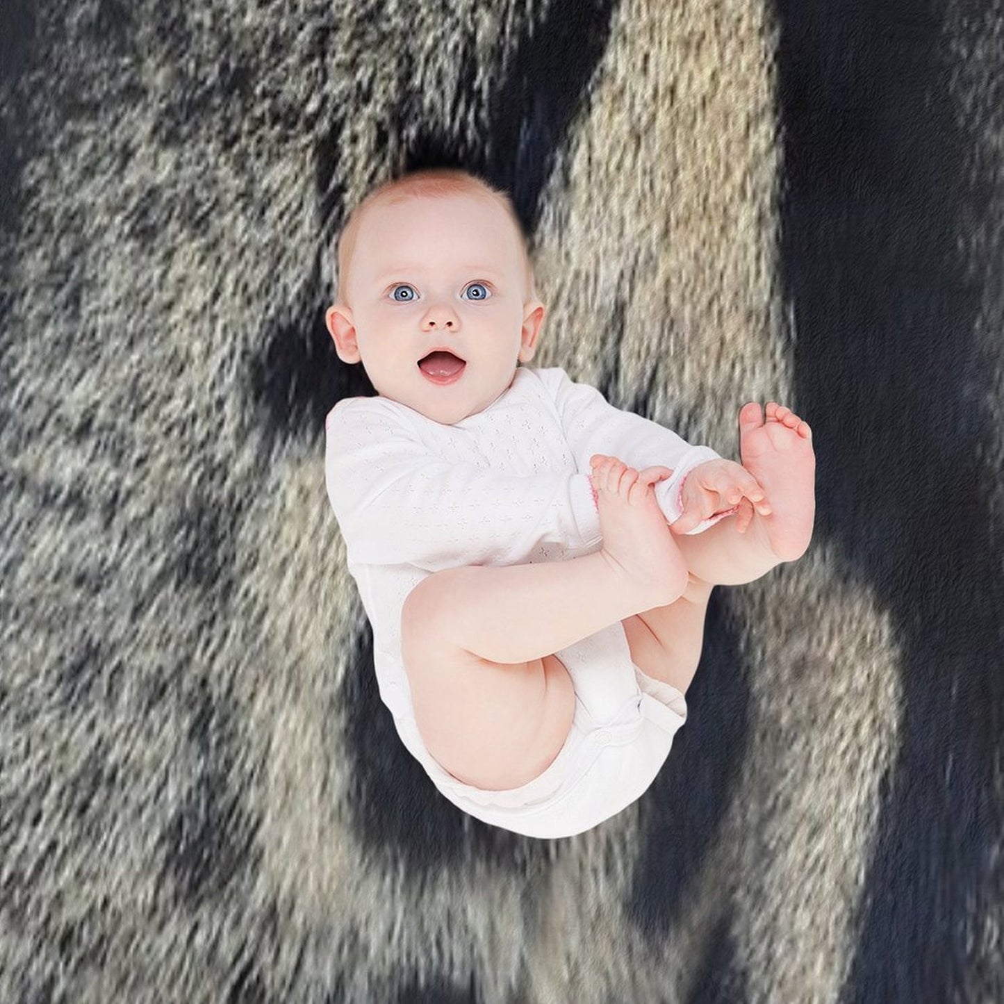 Clouded Leopard Print Velvety-soft Throw Blanket