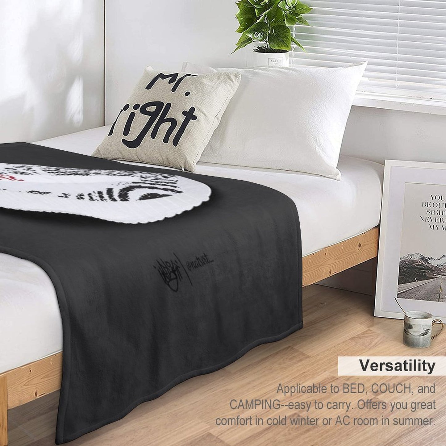 Yeezy Zebra Durable Throw Blanket