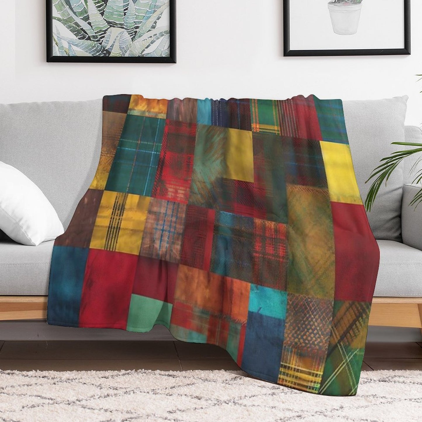 Eternity's Kaleidoscope Travel-friendly Throw Blanket