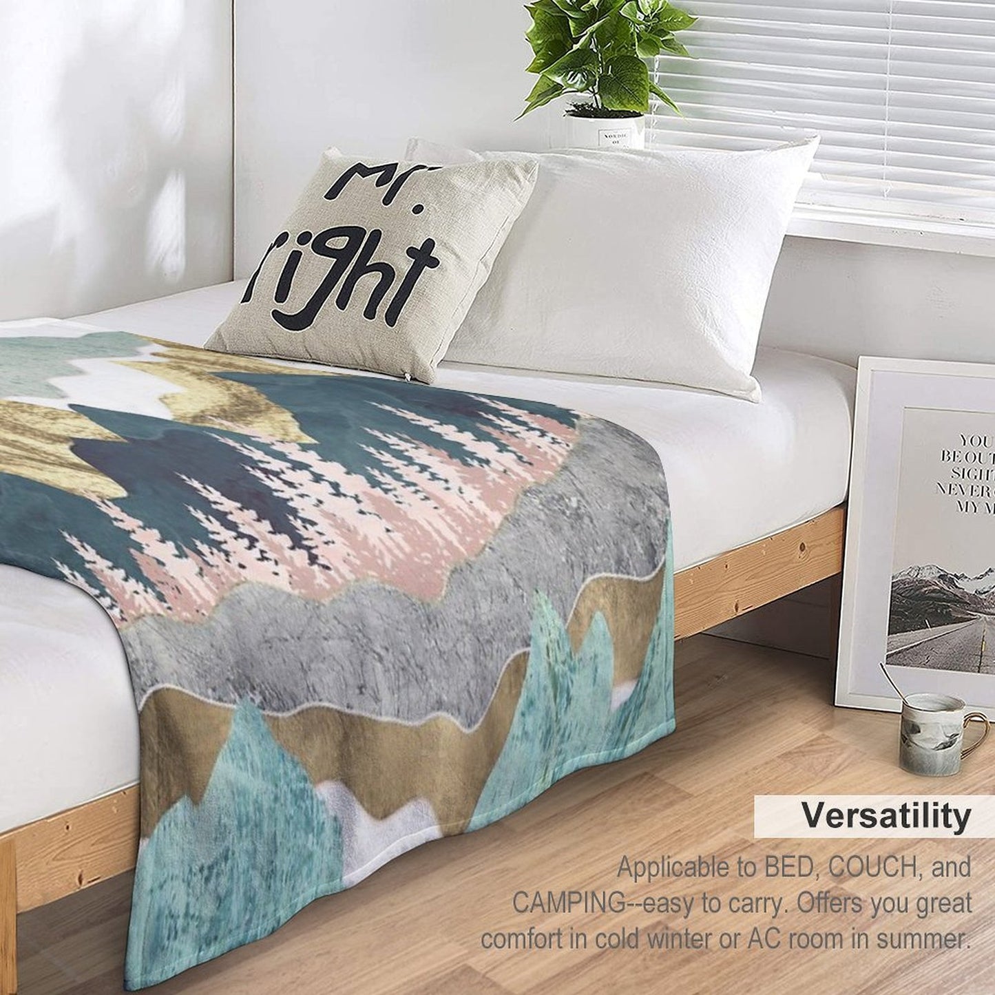 Summer Vista Eco-conscious Throw Blanket