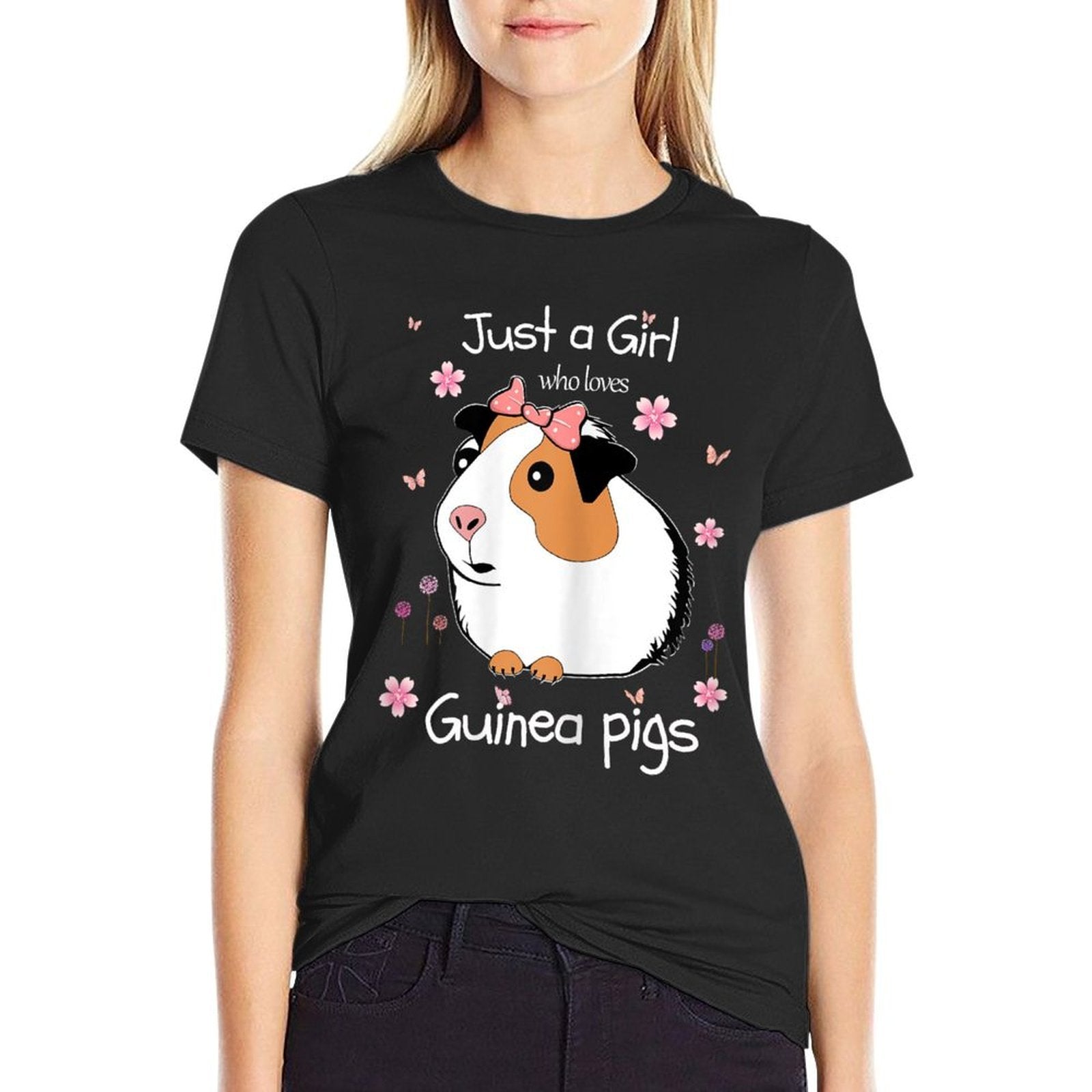 Just A Girl Who Loves Guinea Pigs - Cute Pets Lover Gift  Durable T-Shirt