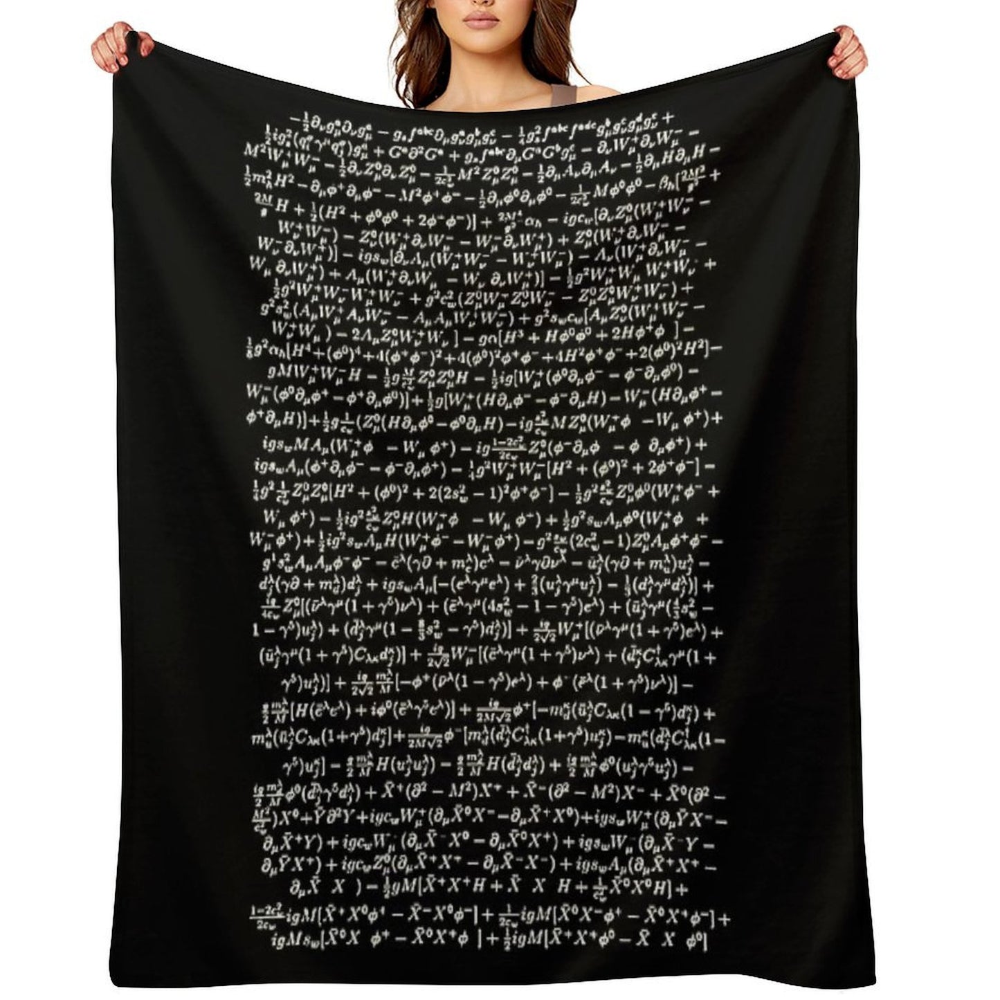 The Standard Model - A Love Poem Machine-washable Throw Blanket