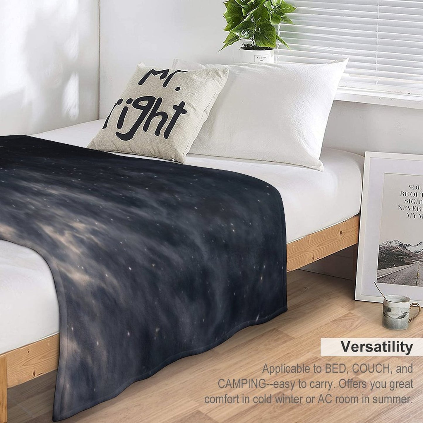 Melancholy Shrink-resistant Throw Blanket