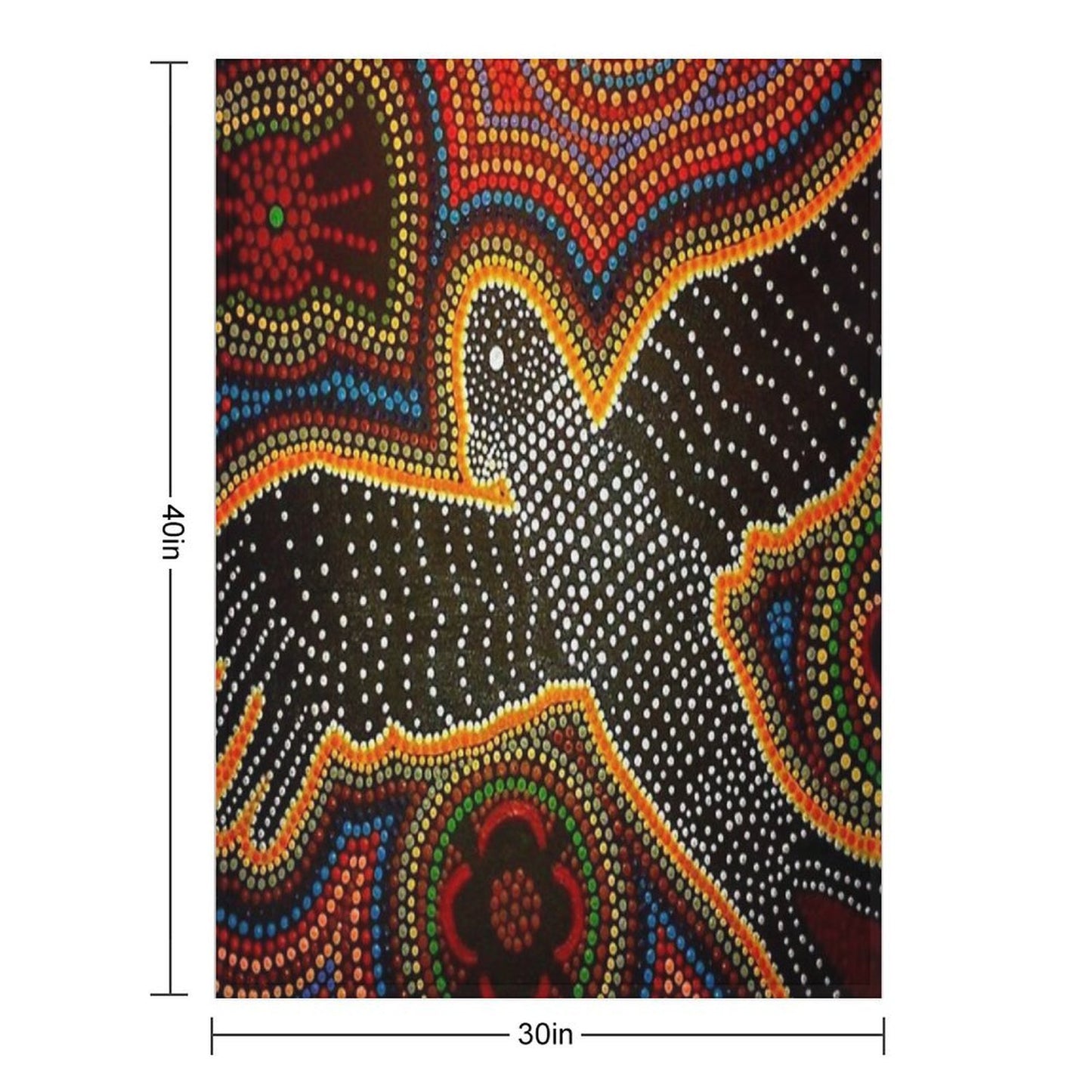Black Cockatoo - Dreaming Versatility Throw Blanket