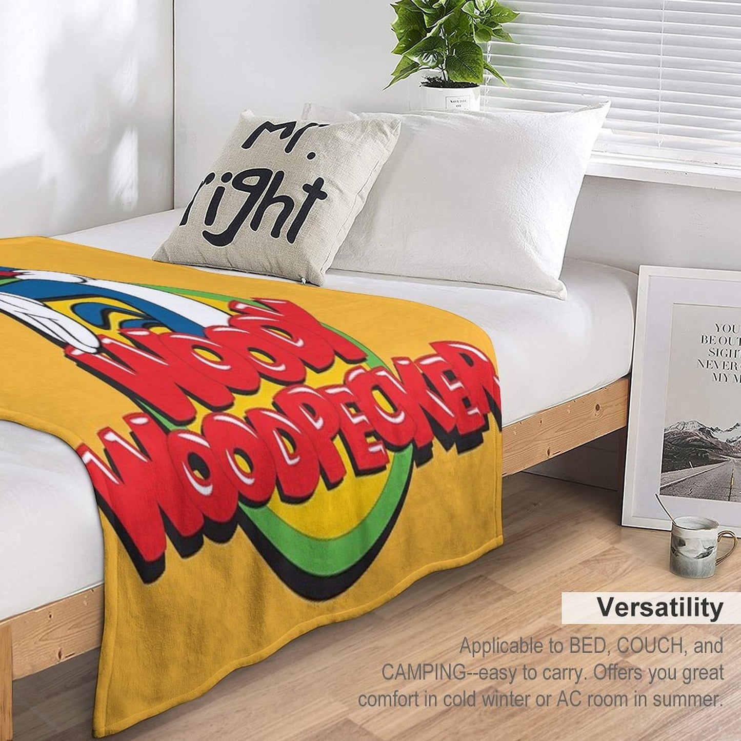 Woody Woodpecker Machine-washable Throw Blanket
