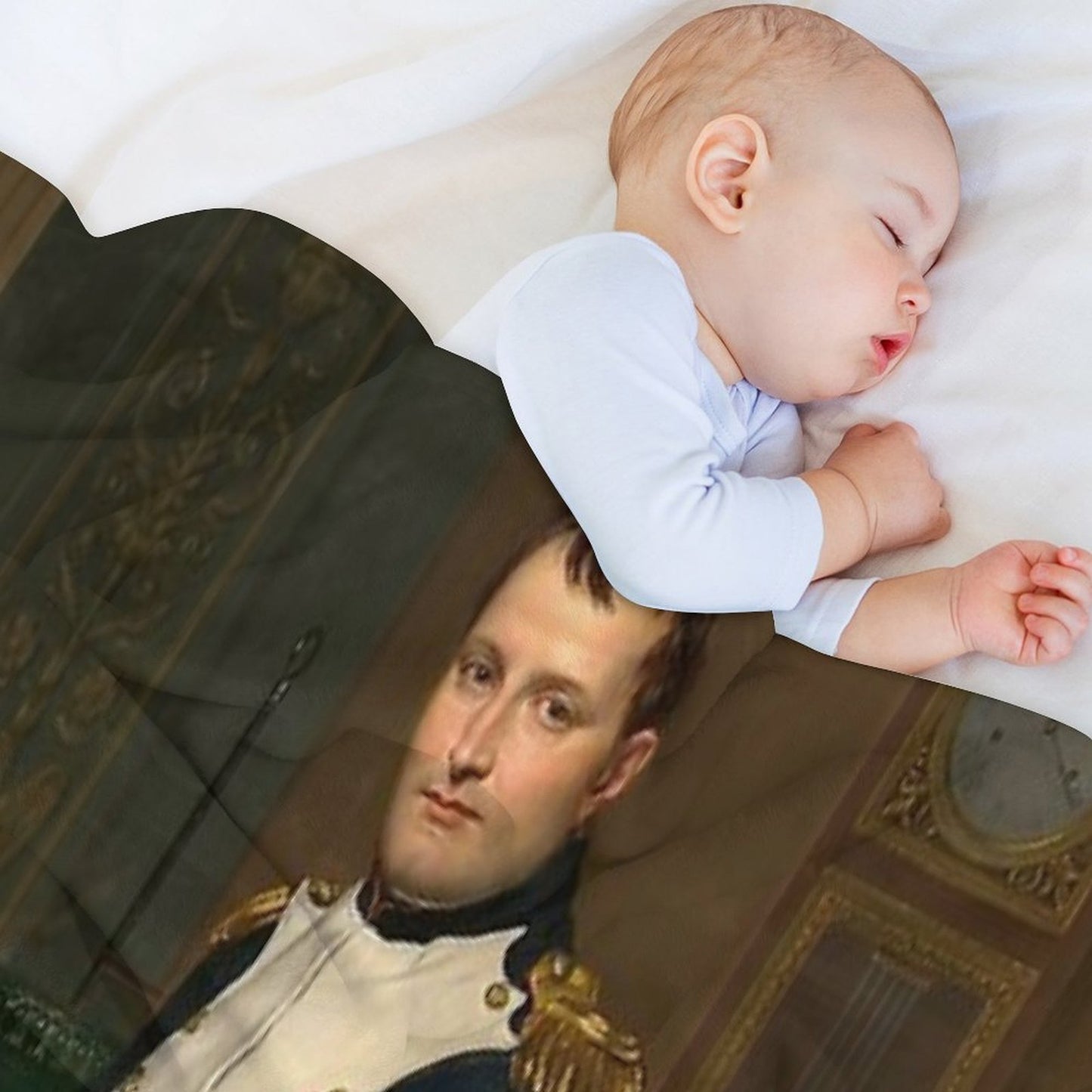 Napoleon Bonaparte Portrait Anti-pilling Throw Blanket