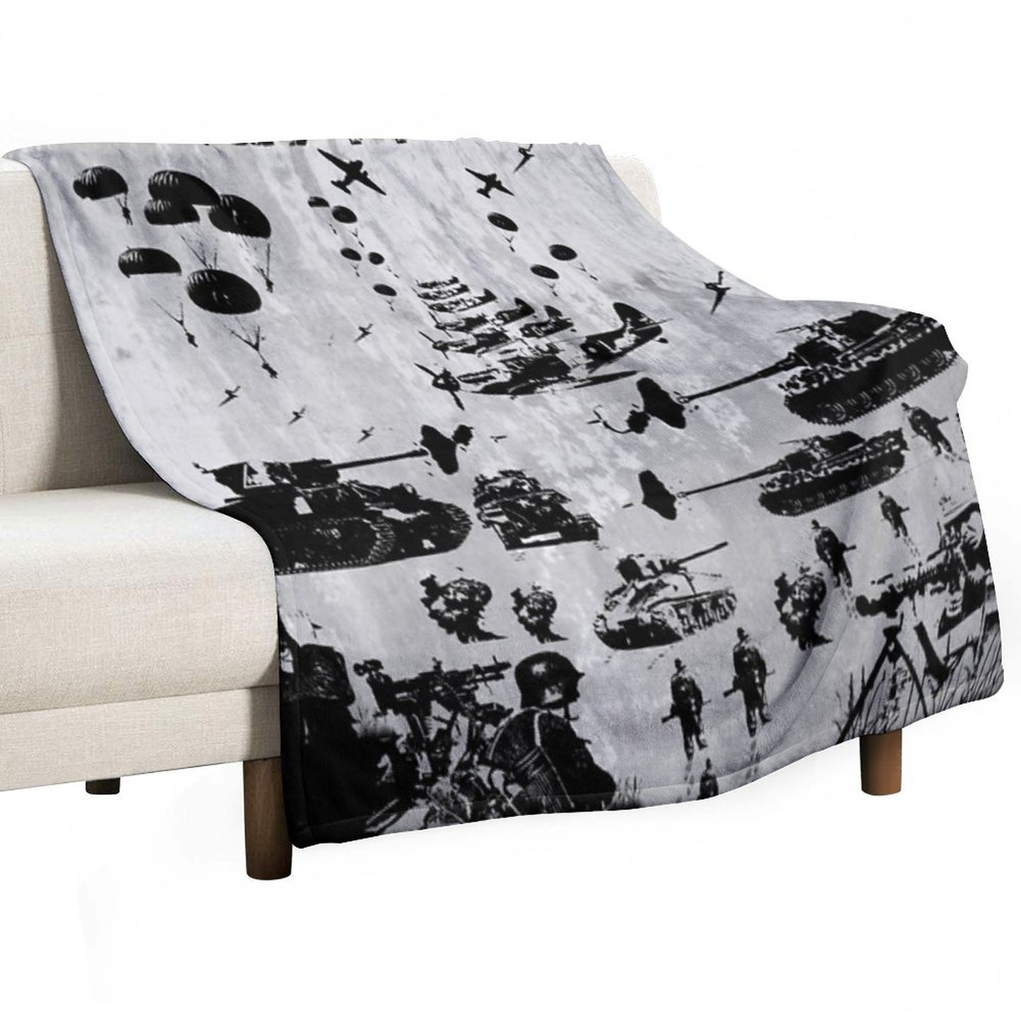 1944 WORLD WAR 2 Lightweight Throw Blanket
