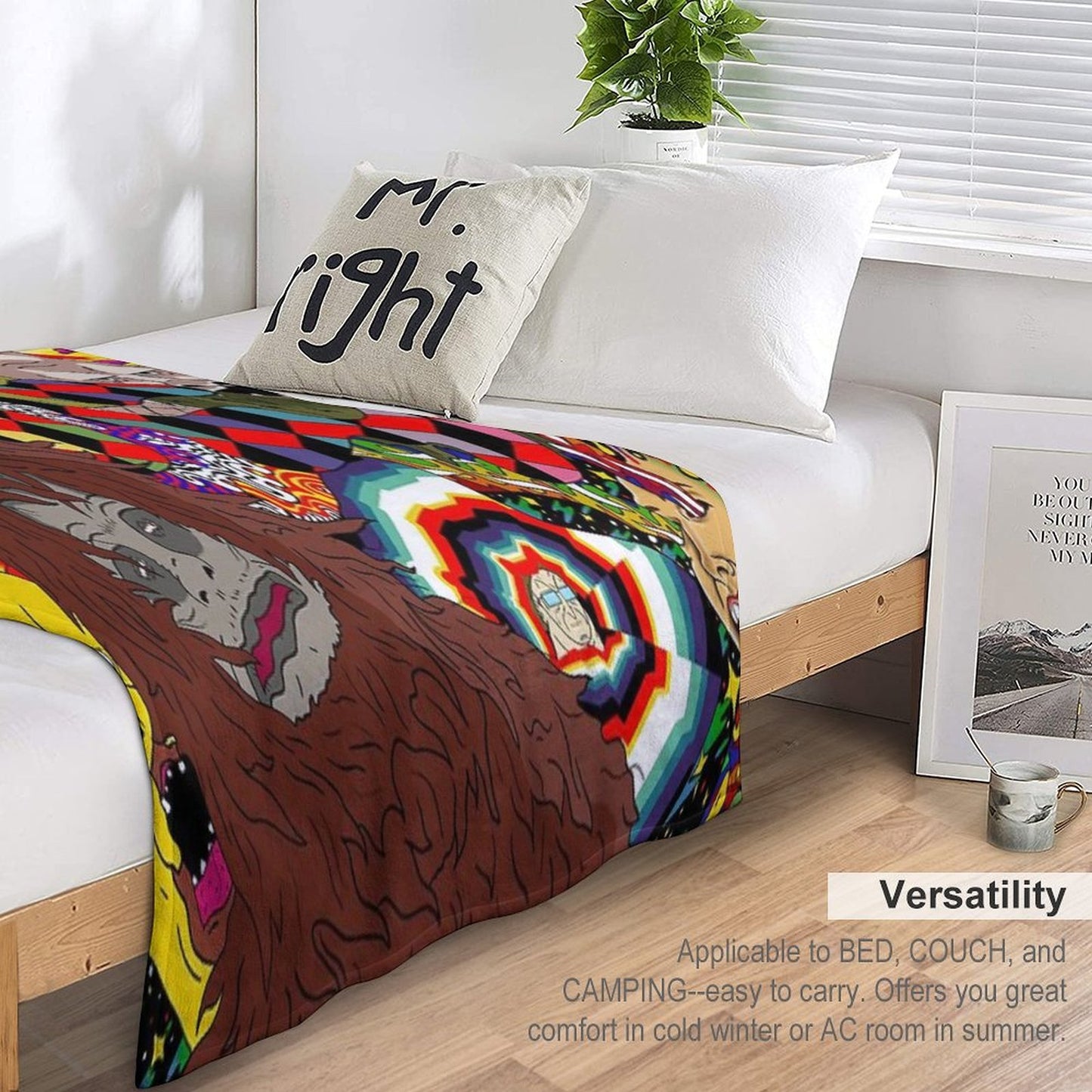 The Big Lez Show Wall Art Comfort Throw Blanket