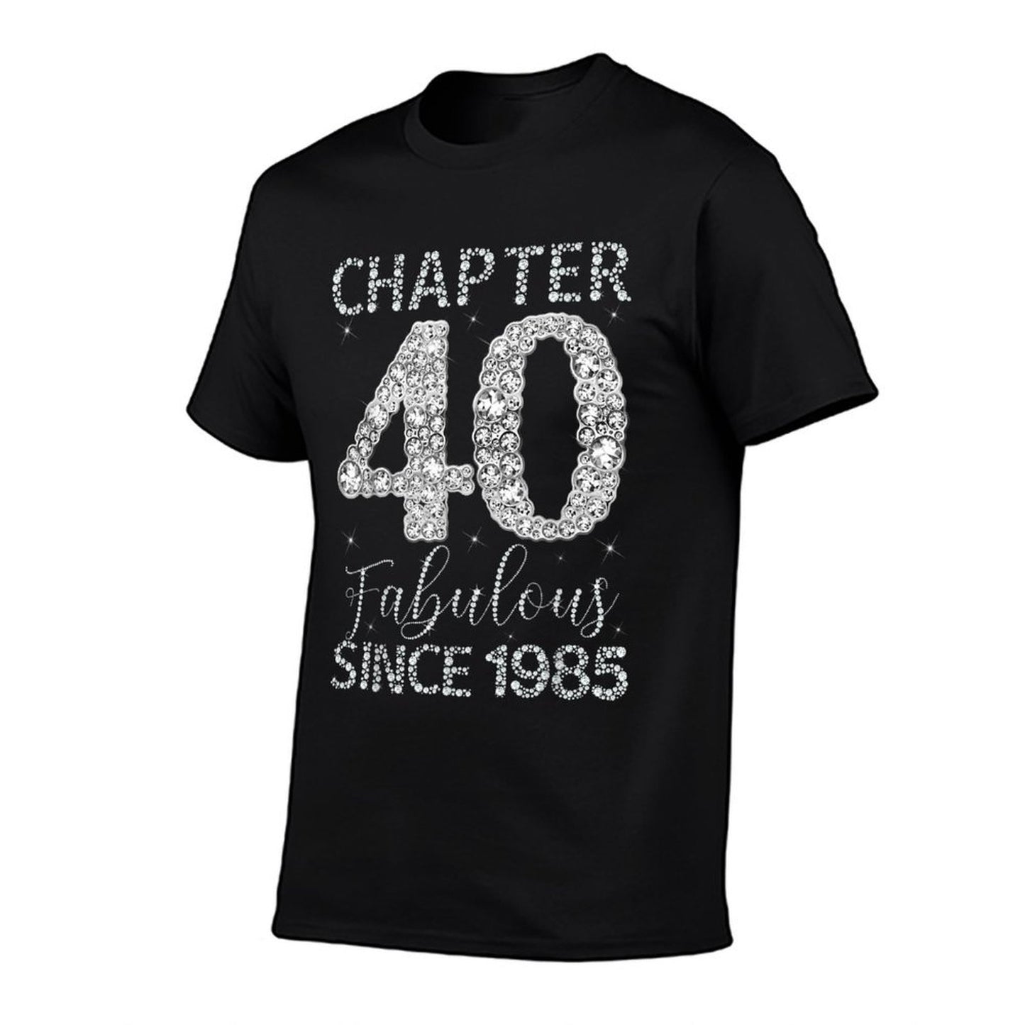 Chapter 40 Fabulous Since 1985 Happy 40Th Birthday Girl Lady High-quality Stitching T-Shirt