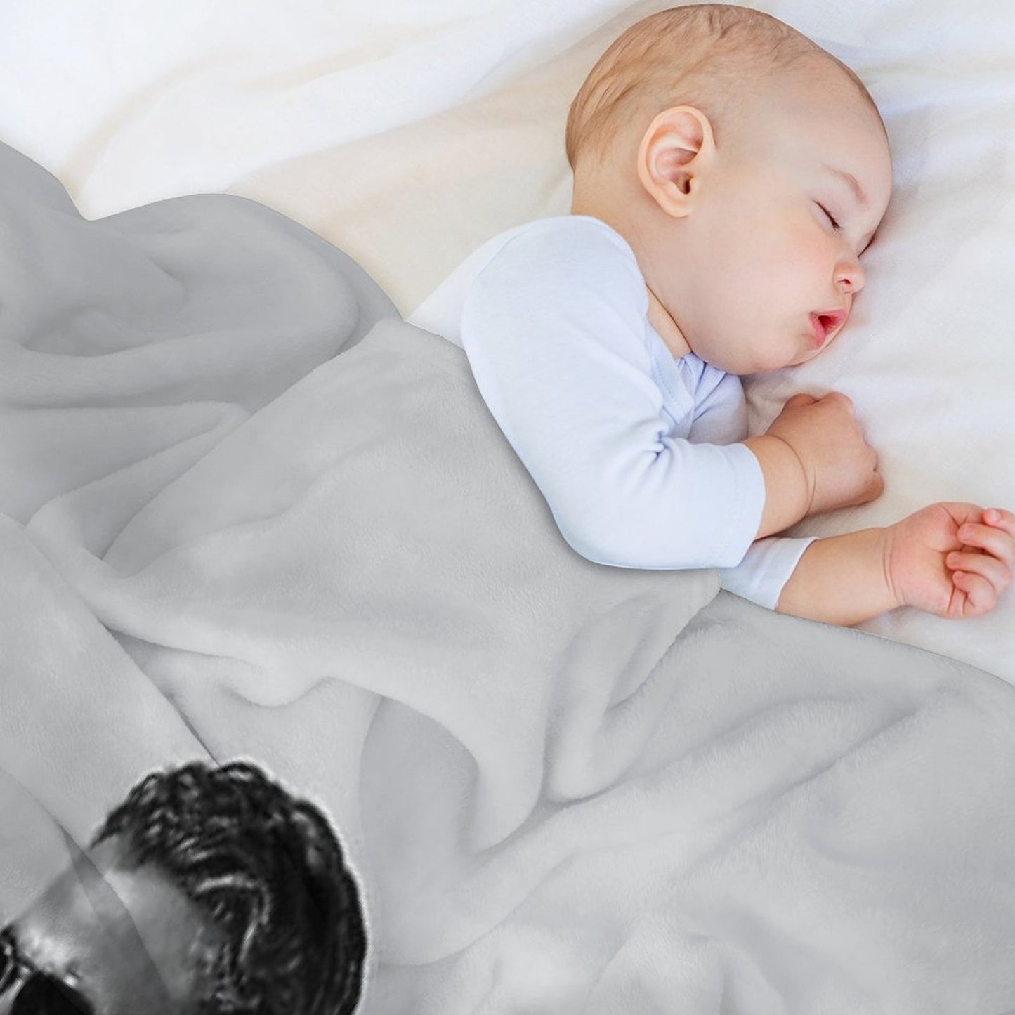 Miles B&W Multi-functional Throw Blanket