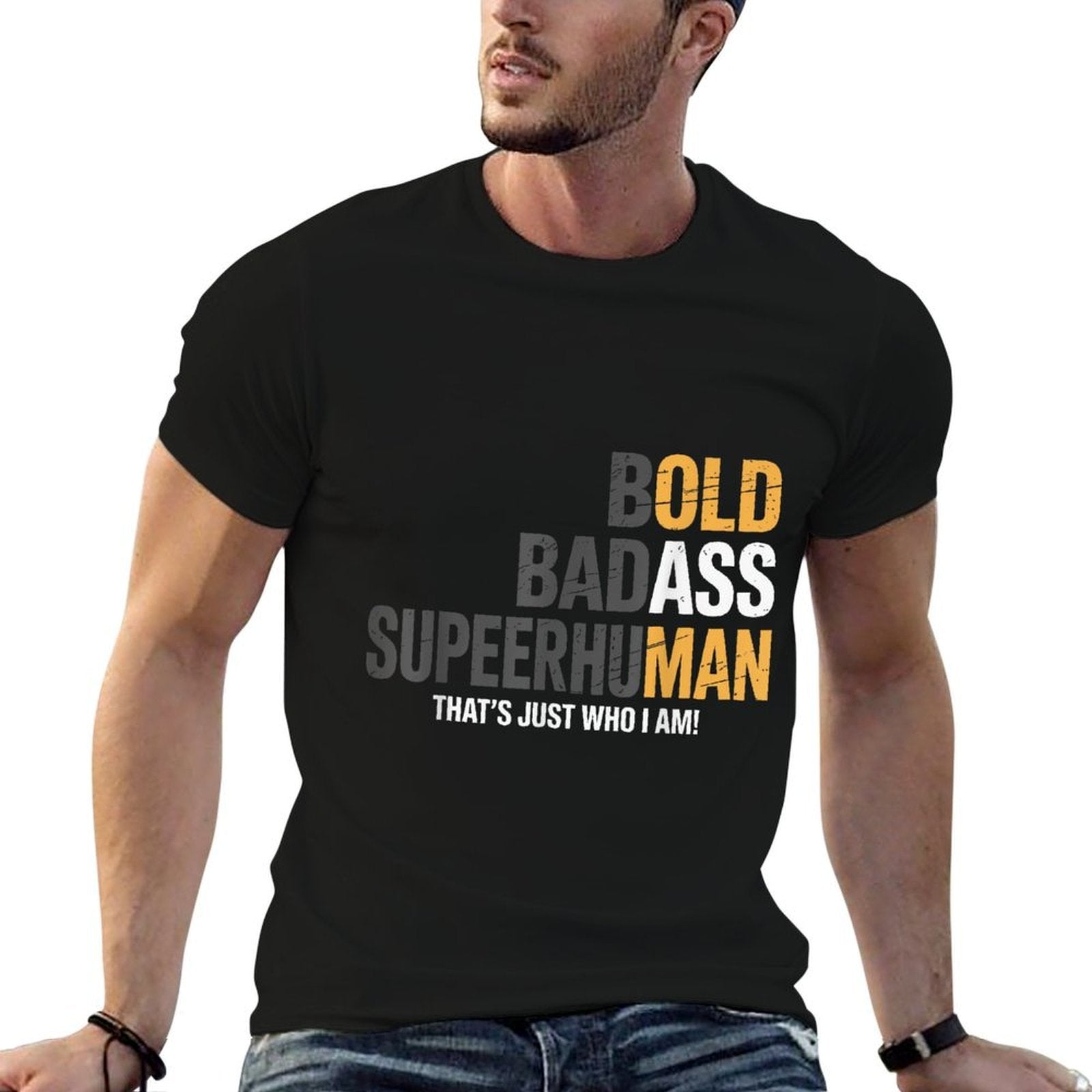 Funny Old Man Saying Gag Birthday Dad Fathers Day Grandpa  Fade-proof Color T-Shirt