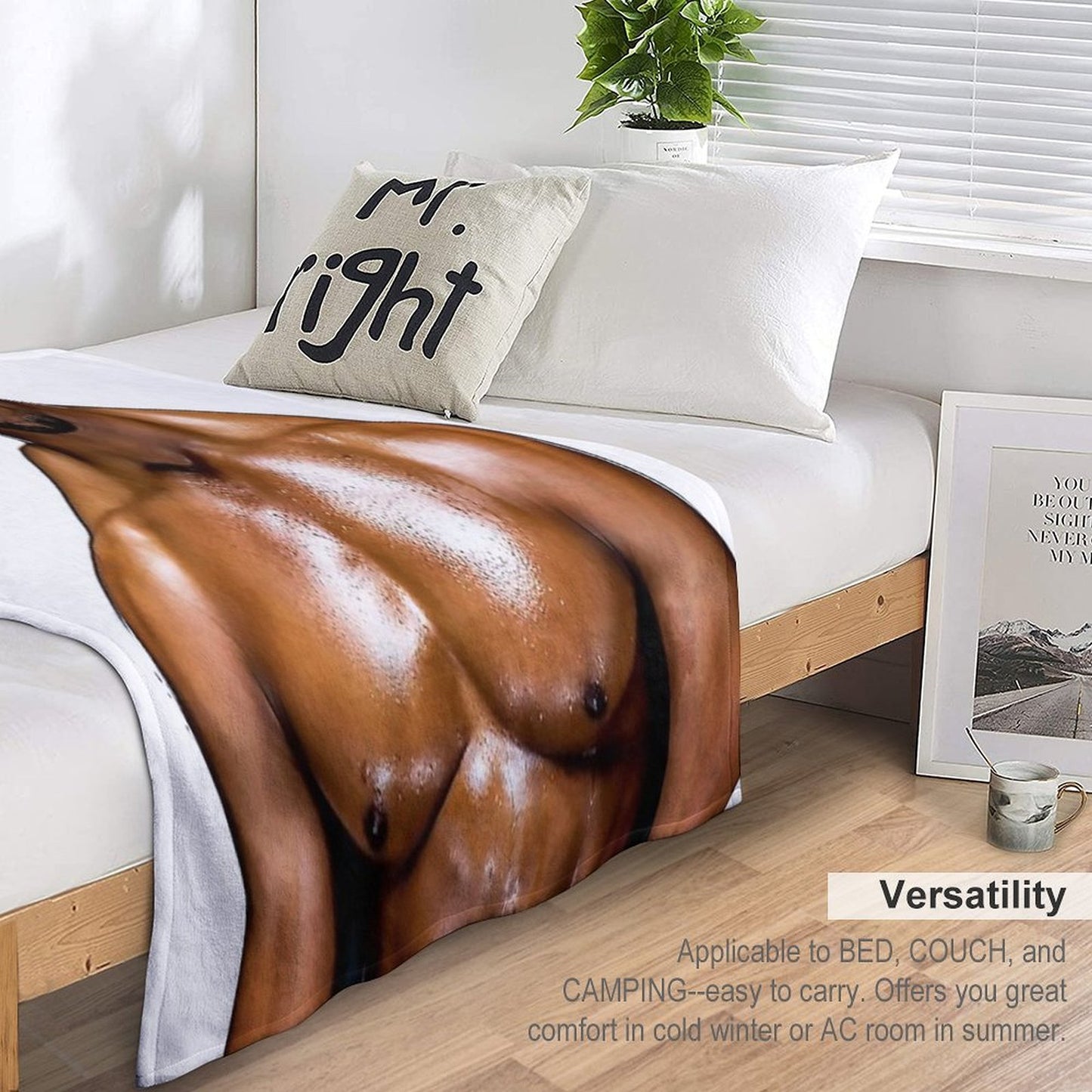 Michael B. Jordan Lightweight Throw Blanket